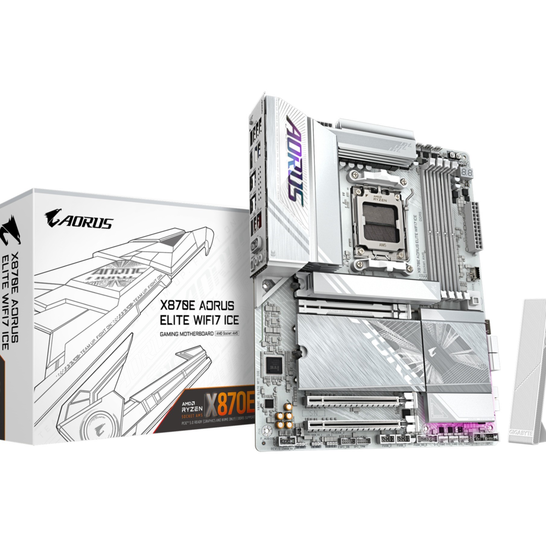 Gigabyte GA-X870E A ELITE WIFI7 ICE (AM5) (D) Gigabyte GA-X870E A ELITE WIFI7 ICE (AM5) (D)
