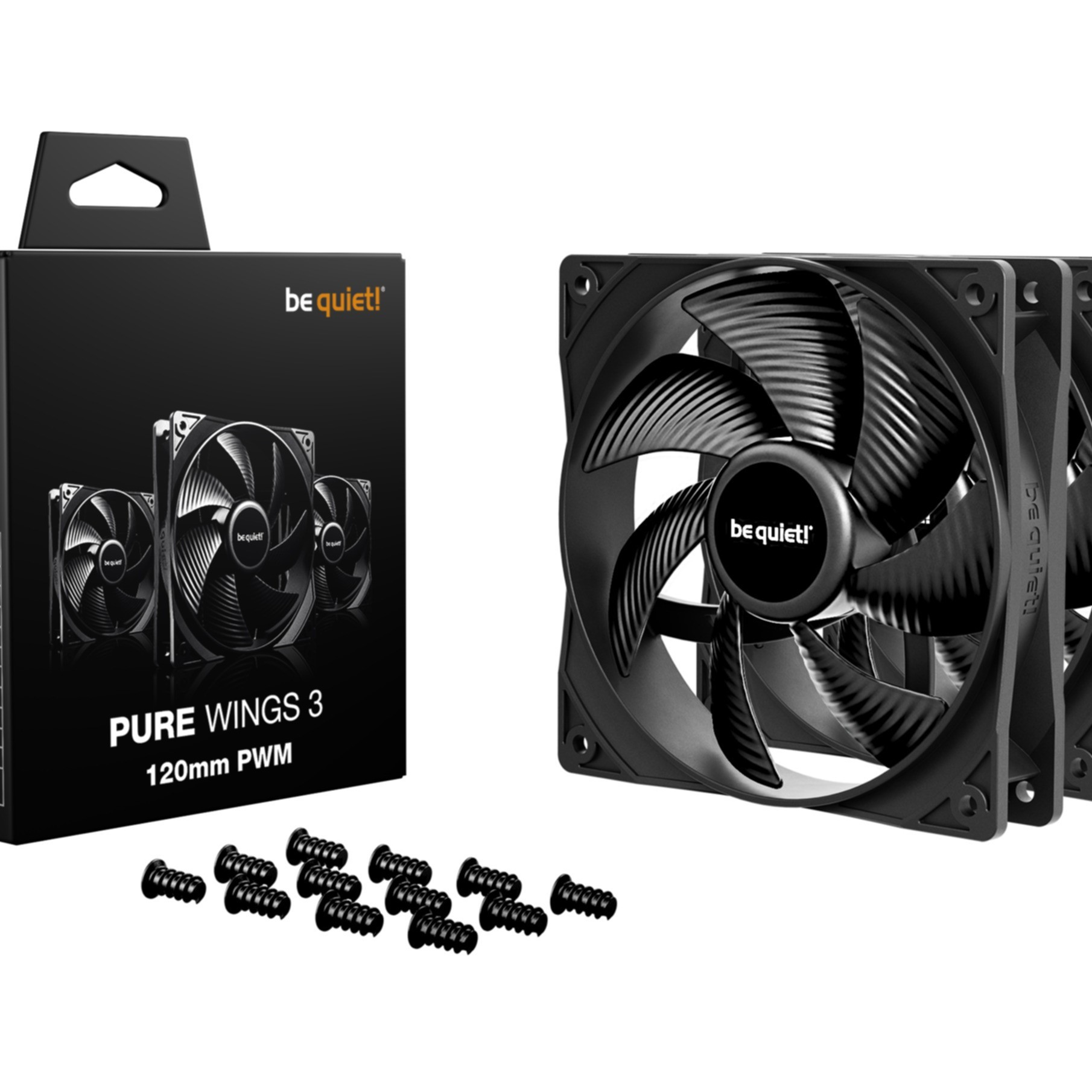 PC- Gehäuselüfter Be Quiet Pure Wings 3 PWM 120mm BL141 3er Pack PC- Gehäuselüfter Be Quiet Pure Wings 3 PWM 120mm BL141 3er Pack