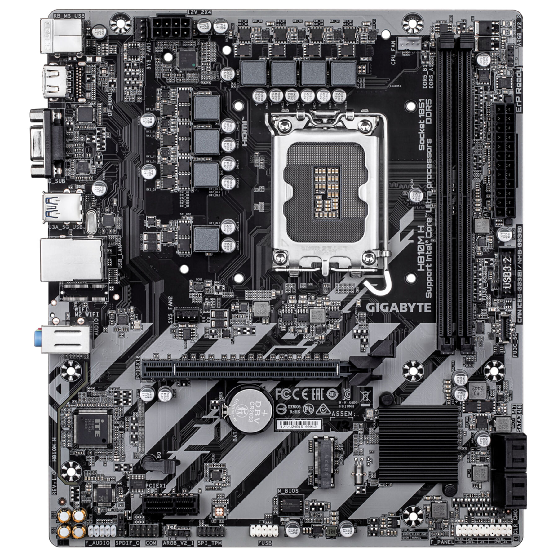 Gigabyte GA-H810M H (1851) (D) Gigabyte GA-H810M H (1851) (D)