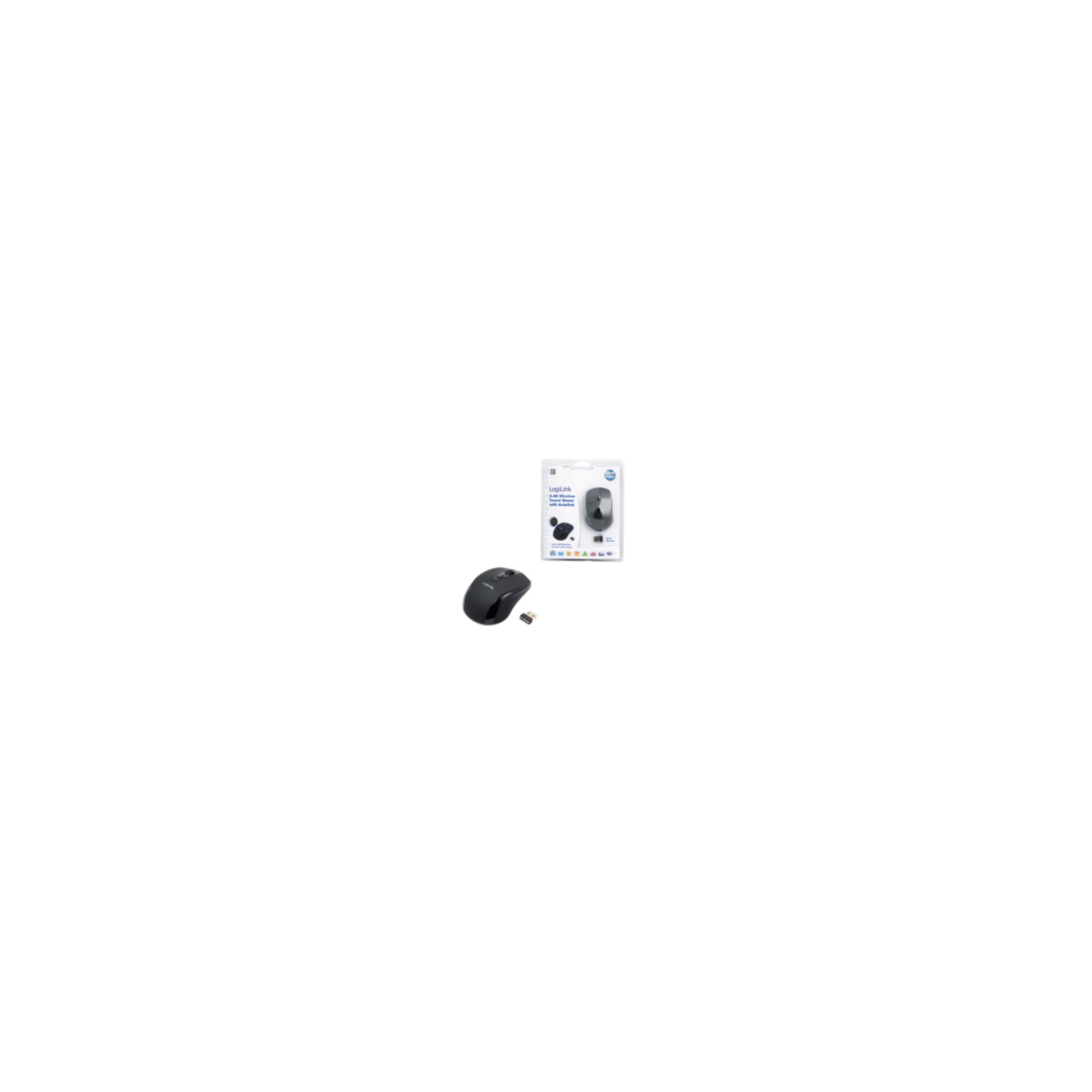 Mouse LogiLink Wireless Optical Mini Mouse, 2,4GHz, black (ID0031) Mouse LogiLink Wireless Optical Mini Mouse, 2,4GHz, black (ID0031)
