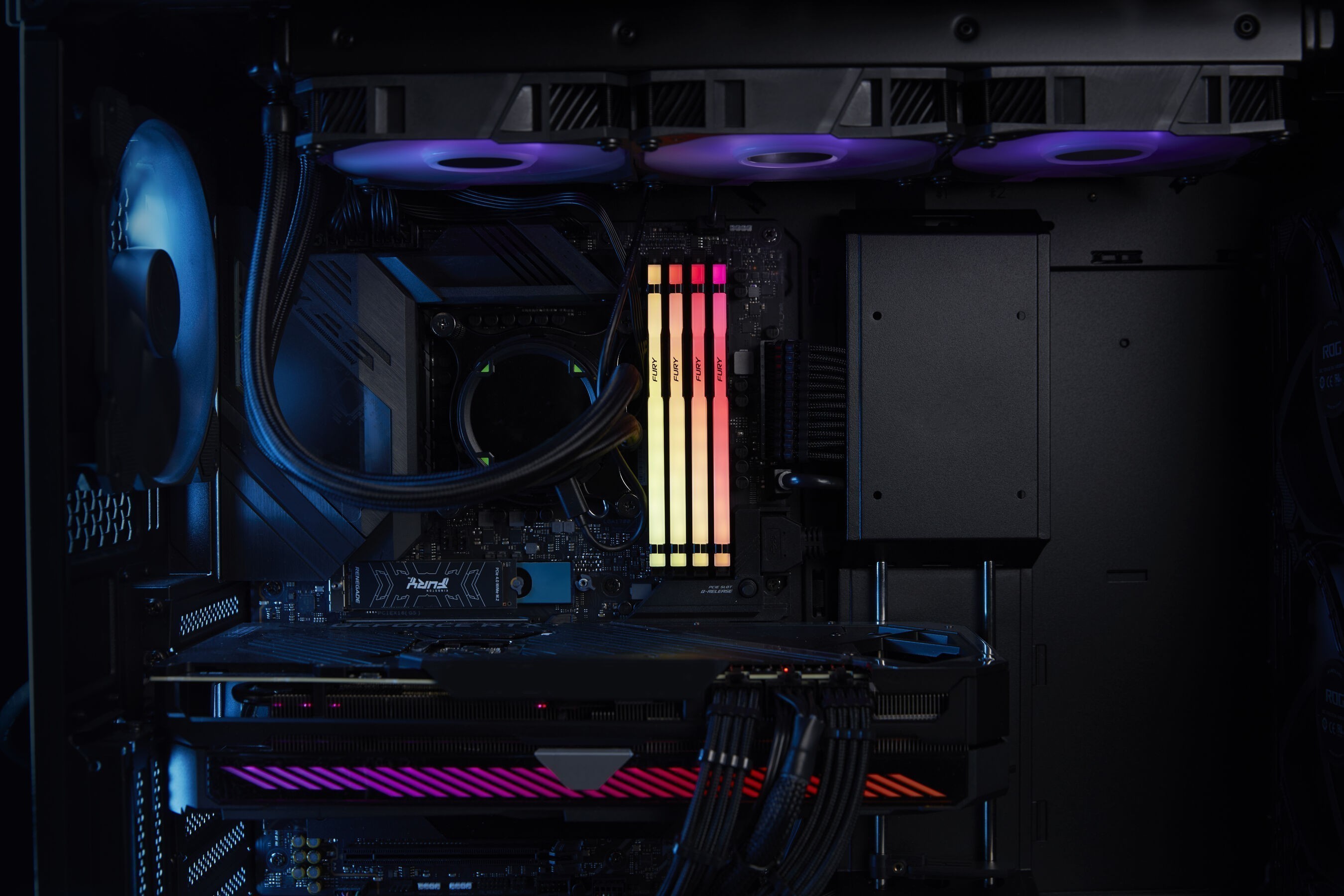 DDR5 64GB KIT 2x32GB PC 6400 Kingston Fury Beast RGB EX KF564C32BBEAK2-64 DDR5 64GB KIT 2x32GB PC 6400 Kingston Fury Beast RGB EX KF564C32BBEAK2-64