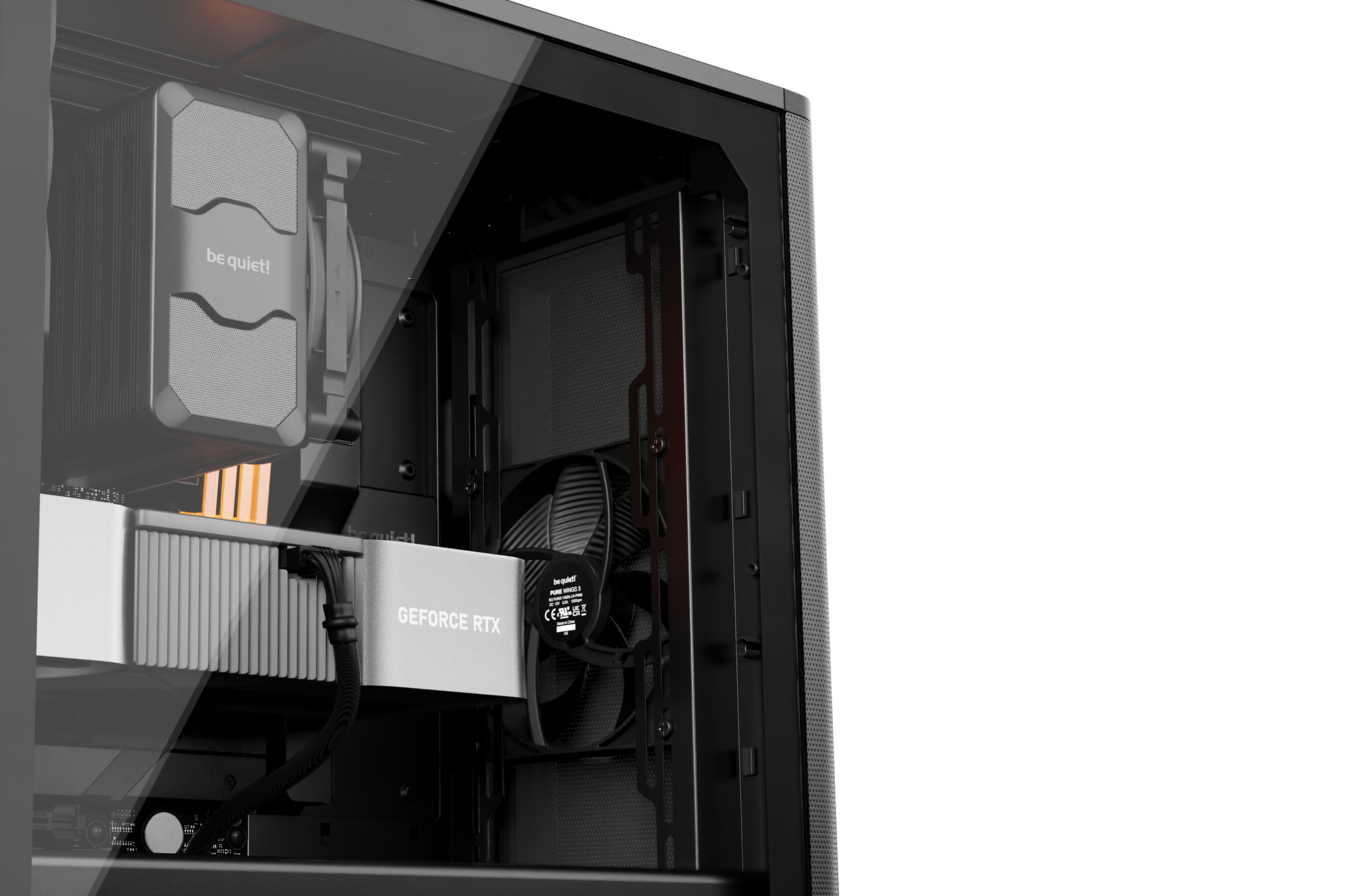PC- Gehäuse BeQuiet Pure Base 501 Airflow Window - black PC- Gehäuse BeQuiet Pure Base 501 Airflow Window - black