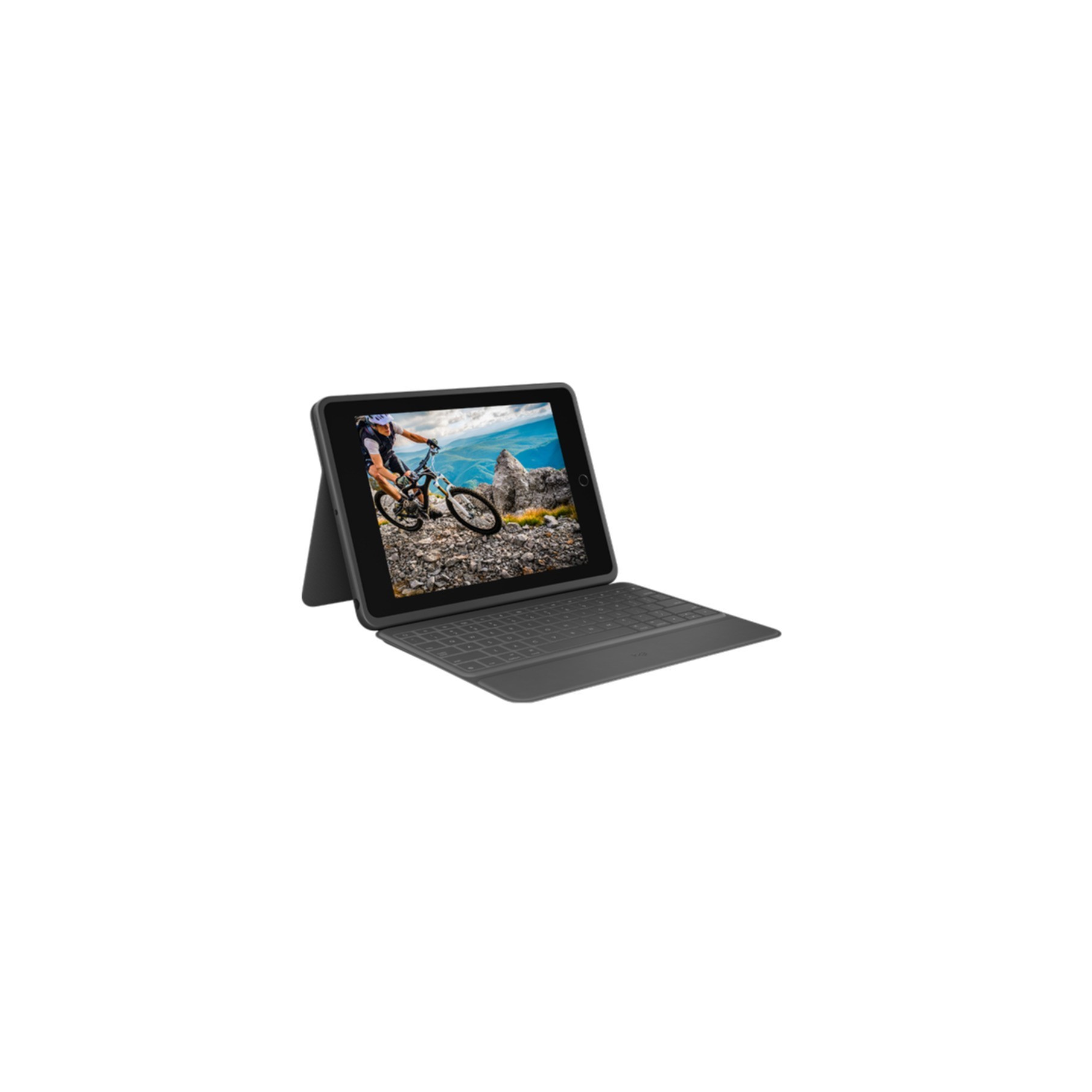 Keyboard Logitech Rugged Folio for Apple iPad 7th-9th Gen Graphite (DE) (920-009313) Keyboard Logitech Rugged Folio for Apple iPad 7th-9th Gen Graphite (DE) (920-009313)