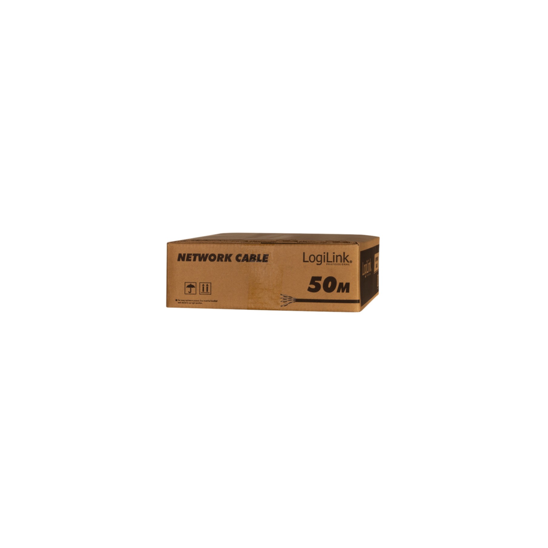 Kabel LogiLink Verlegekabel duplex PrimeLine Cat.7 orange 50m CPV0065