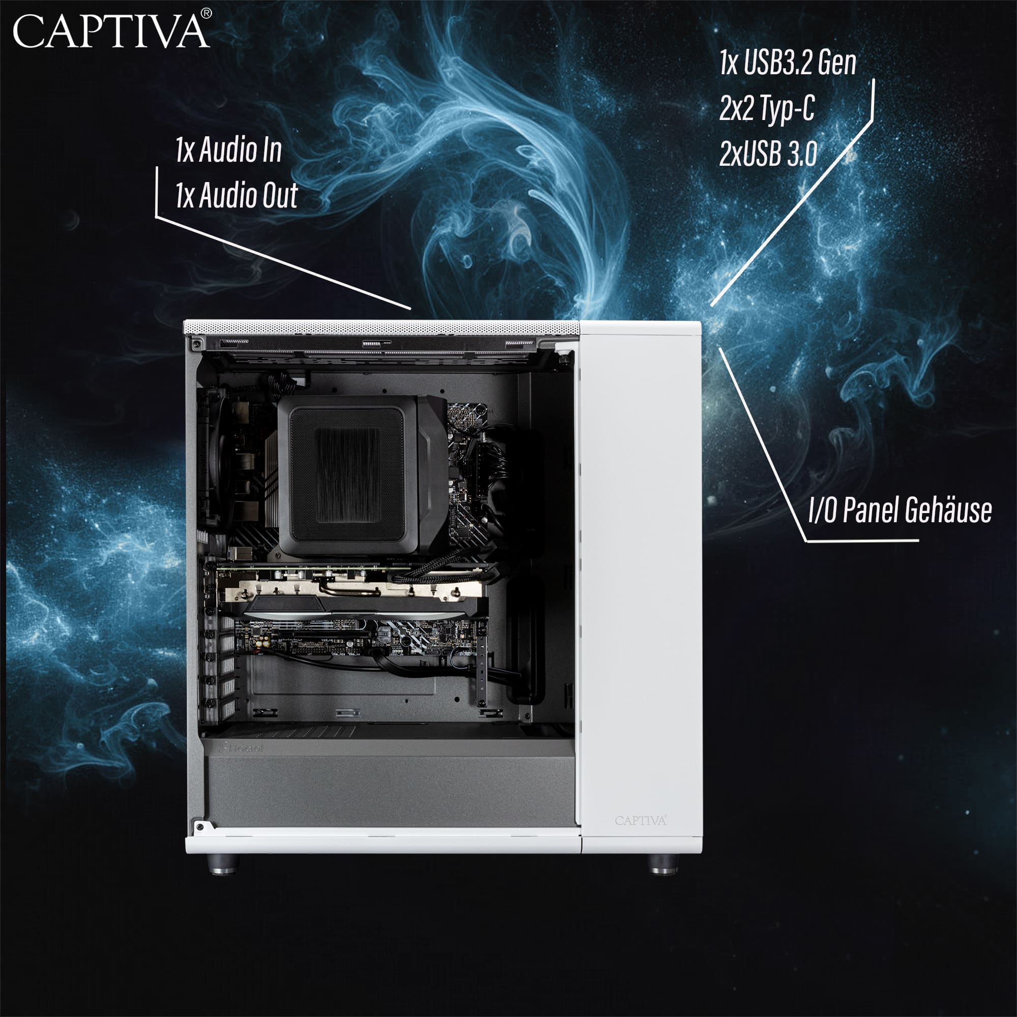 Captiva PC Workstation I79-954 (i7-12700K/SSD 1TB/64GB/WLAN/Windows 11 Pro 64-bit) Captiva PC Workstation I79-954 (i7-12700K/SSD 1TB/64GB/WLAN/Windows 11 Pro 64-bit)