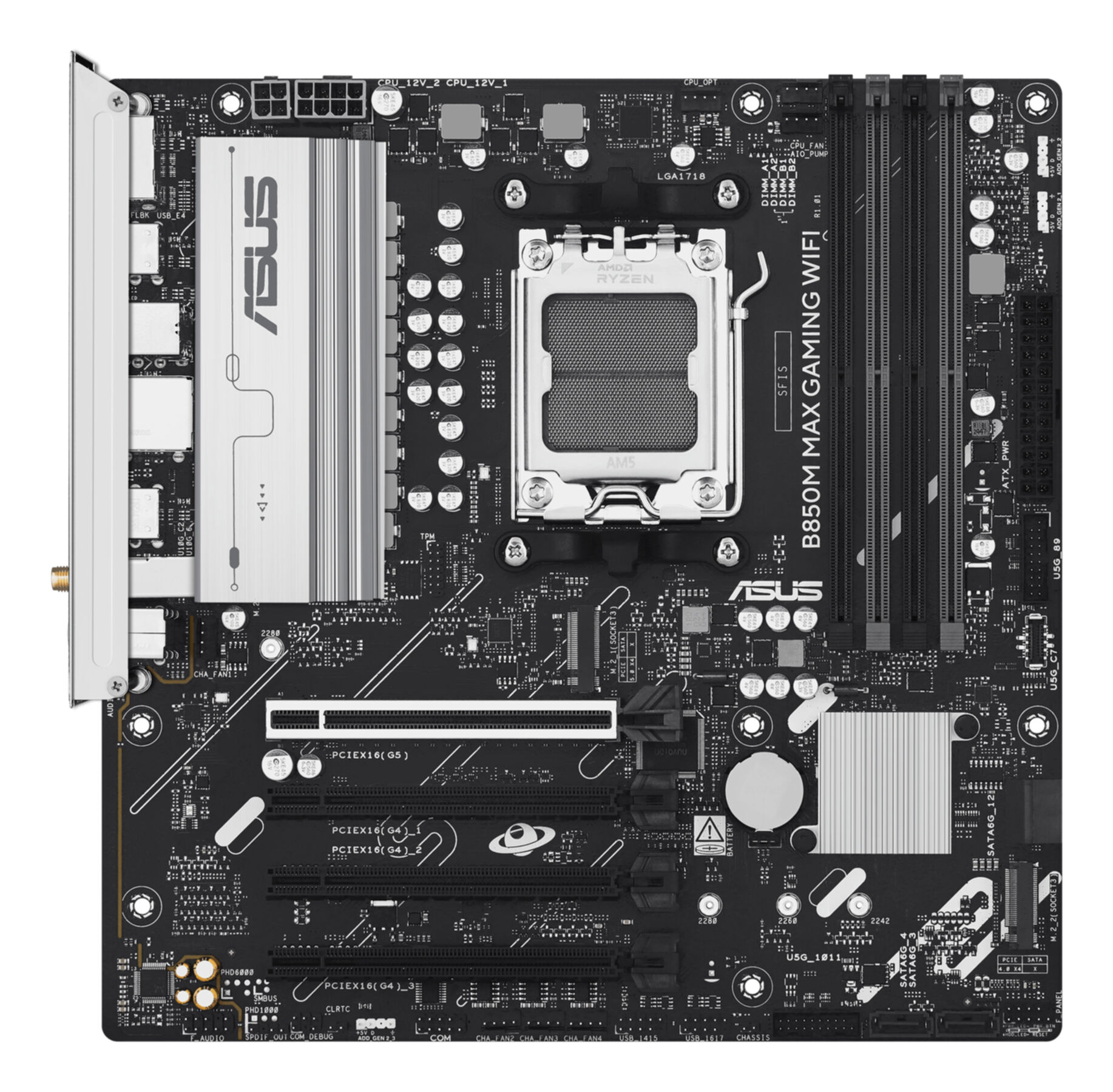 ASUS B850M MAX Gaming WIFI (AM5) (D) ASUS B850M MAX Gaming WIFI (AM5) (D)