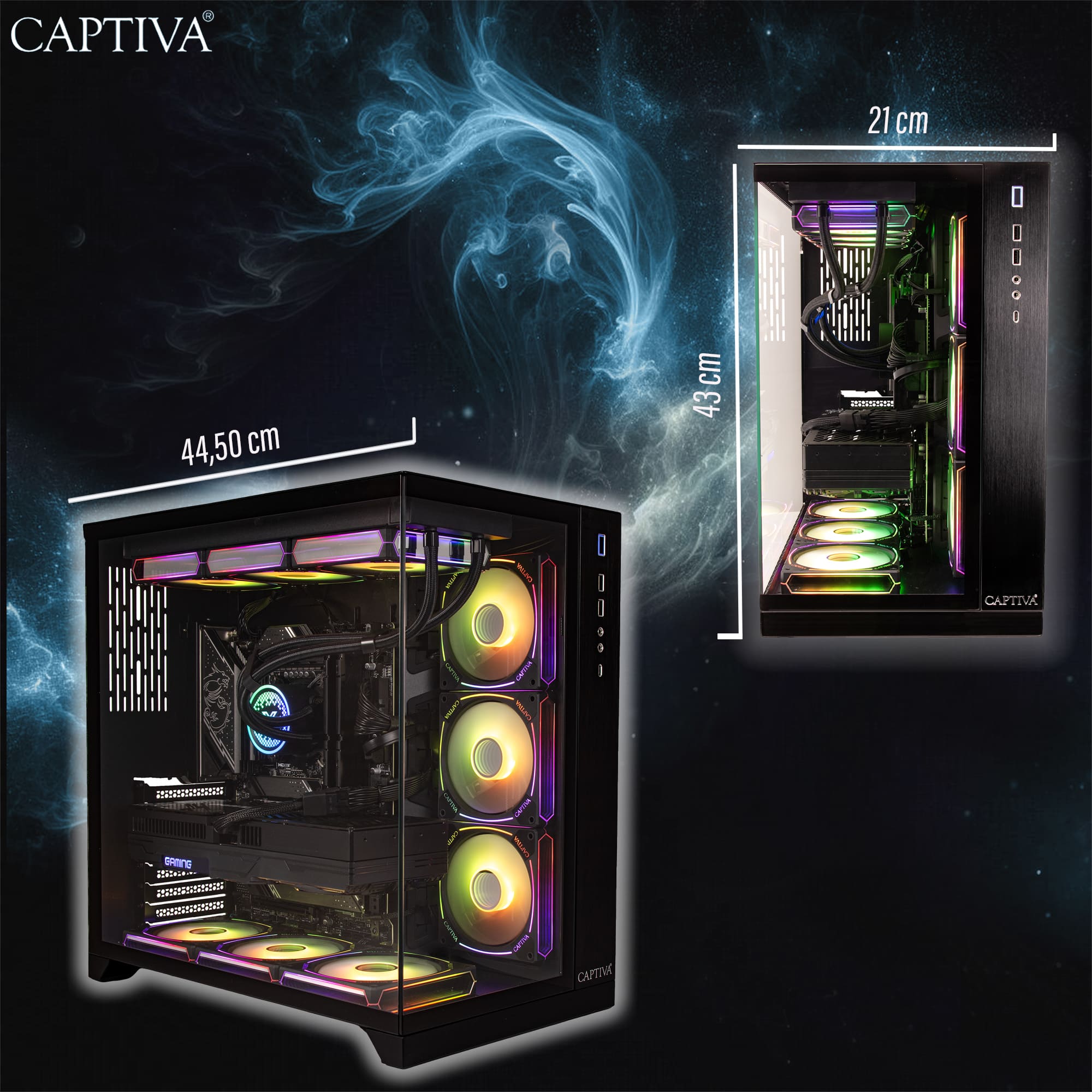 Captiva PC Highend Gaming R81-926 (Ryzen 7 5700X/RTX4070 Super 12GB GDDR6X/SSD 1TB/32GB/WLAN/Windows 11 Home 64-bit) Captiva PC Highend Gaming R81-926 (Ryzen 7 5700X/RTX4070 Super 12GB GDDR6X/SSD 1TB/32GB/WLAN/Windows 11 Home 64-bit)