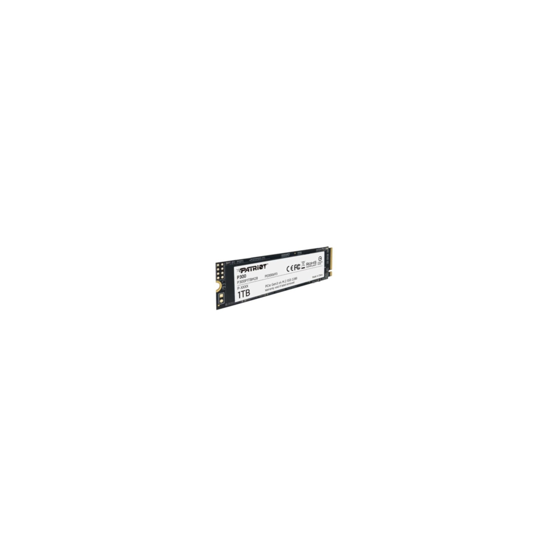 SSD Patriot P300 1TB M.2 PCIe 3.0 P300P1TBM28 SSD Patriot P300 1TB M.2 PCIe 3.0 P300P1TBM28