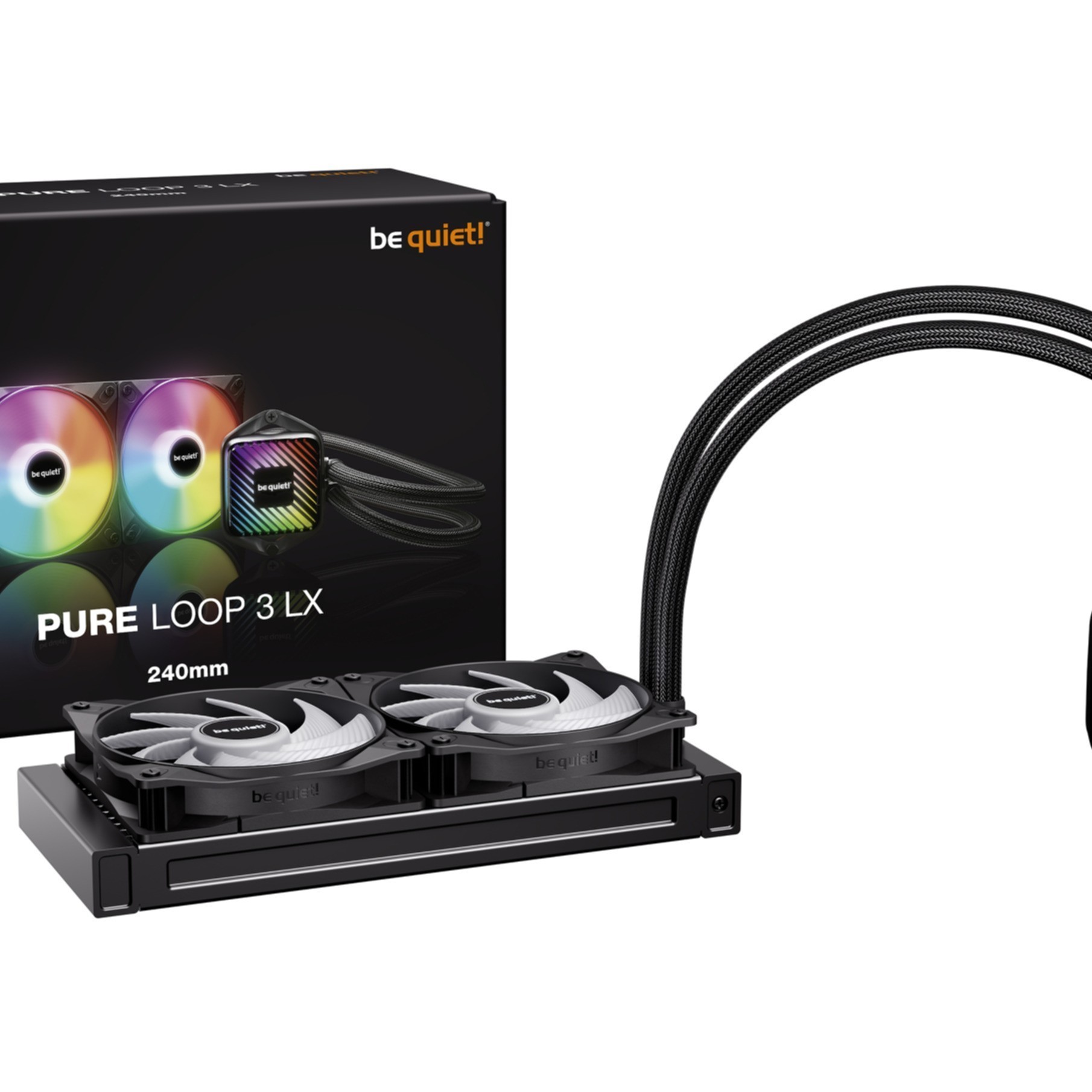 Cooler Be Quiet Pure Loop 3 LX 240mm AiO Wasserkühlung BW030EU Cooler Be Quiet Pure Loop 3 LX 240mm AiO Wasserkühlung BW030EU