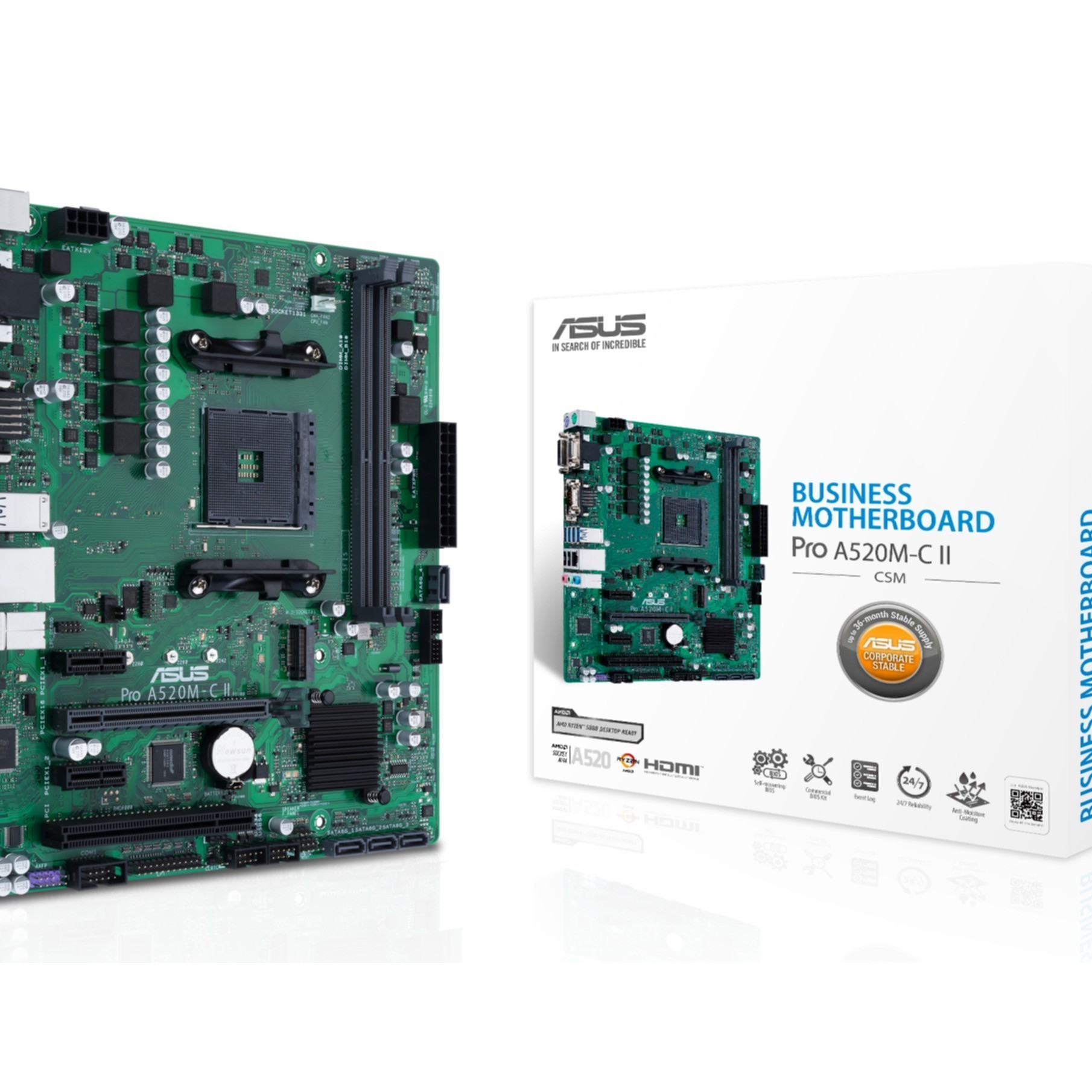 ASUS PRO A520M-C II/CSM (AM4) (D)