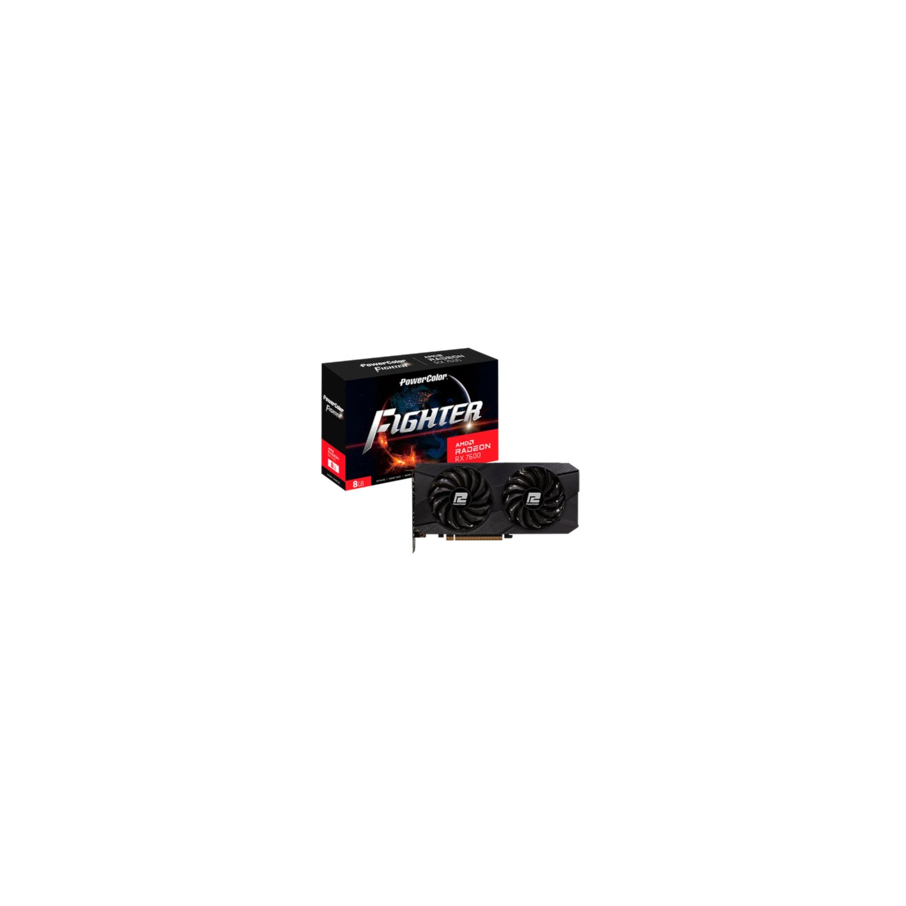 VGA PowerColor Radeon Fighter RX 7600 8GB GDDR6 V2