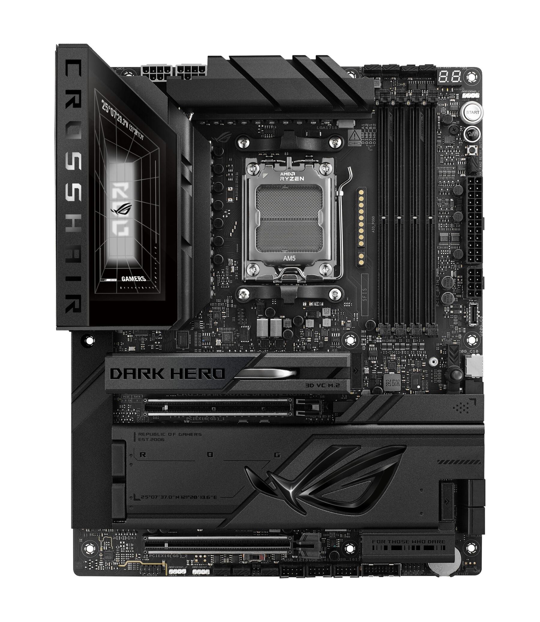 ASUS ROG CROSSHAIR X870E DARK HERO (AM5) (D) ASUS ROG CROSSHAIR X870E DARK HERO (AM5) (D)