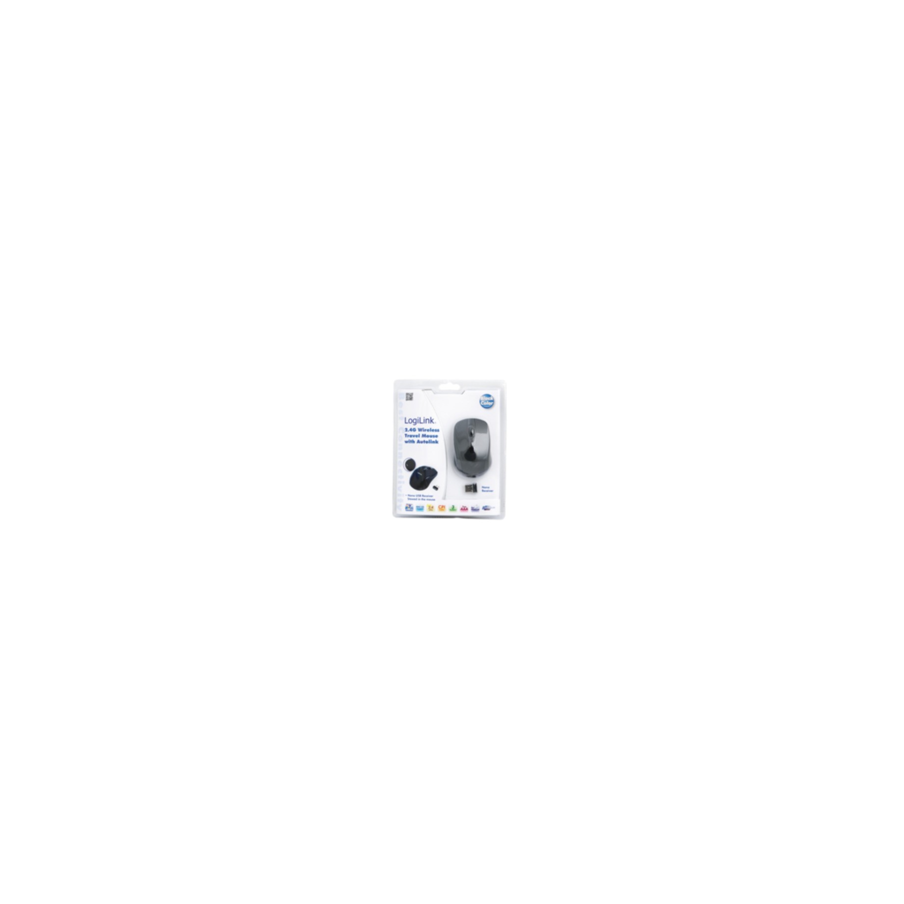 Mouse LogiLink Wireless Optical Mini Mouse, 2,4GHz, black (ID0031)