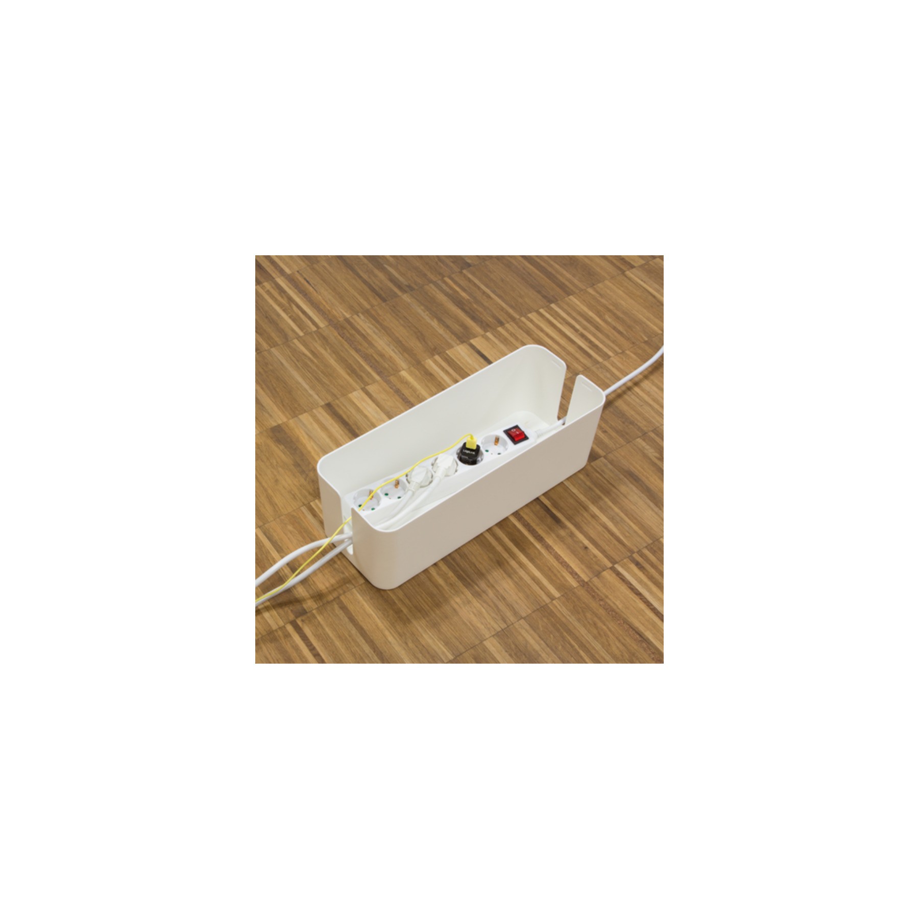 Logilink Kabelbox - Kabelboxmanagement weiß 407x157x133,5mm KAB0063 Logilink Kabelbox - Kabelboxmanagement weiß 407x157x133,5mm KAB0063