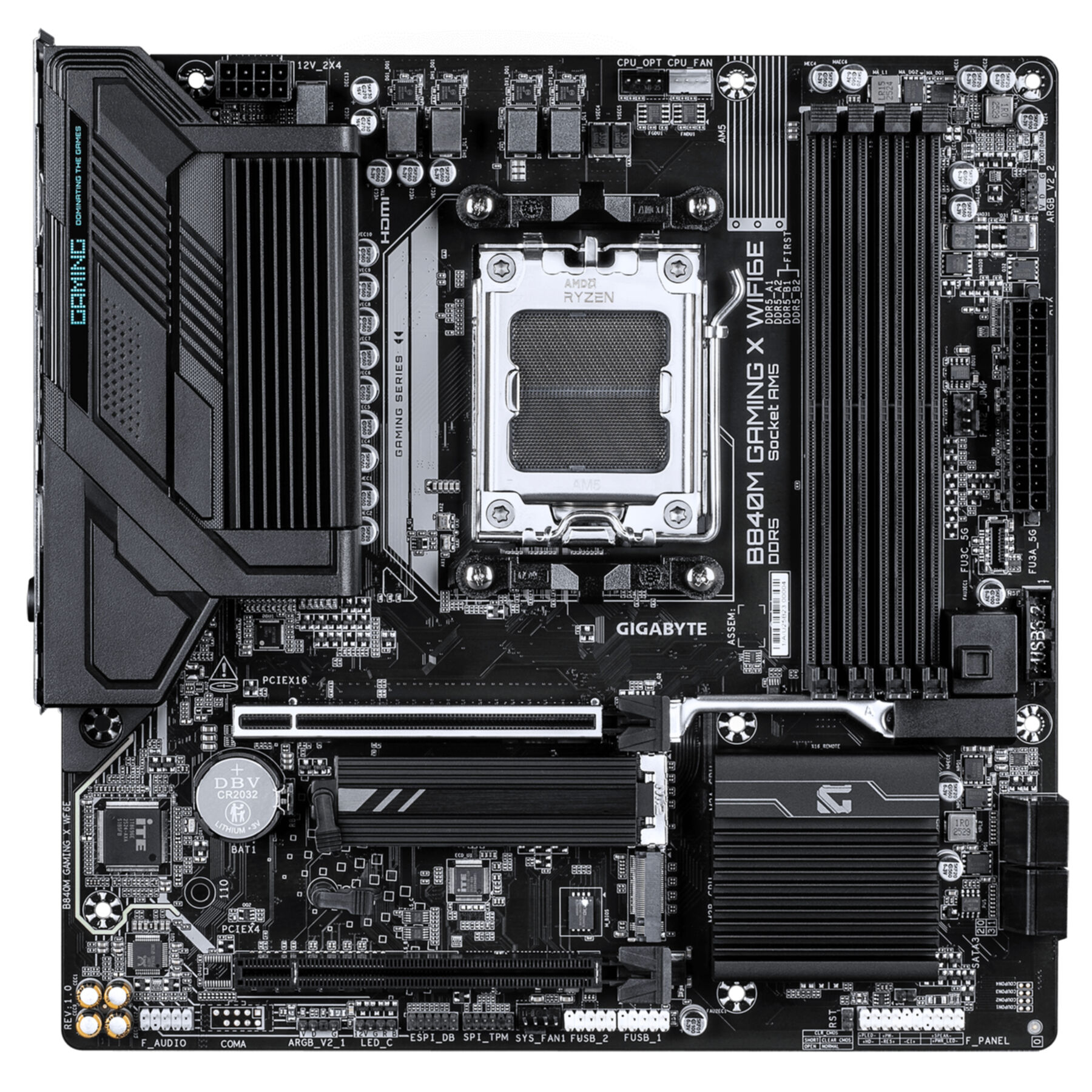 Gigabyte GA-B840M Gaming X WF6E (AM5) (D)