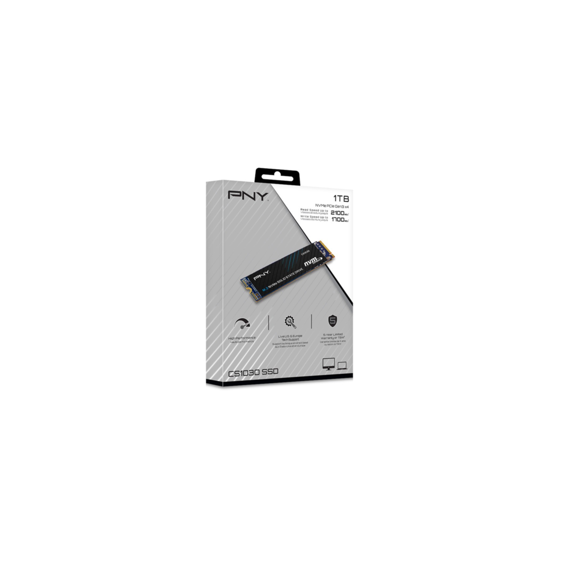 SSD PNY CS1030 1TB M.2 PCIe 3.0 x4 (NVME) M280CS1030-1TB-RB SSD PNY CS1030 1TB M.2 PCIe 3.0 x4 (NVME) M280CS1030-1TB-RB