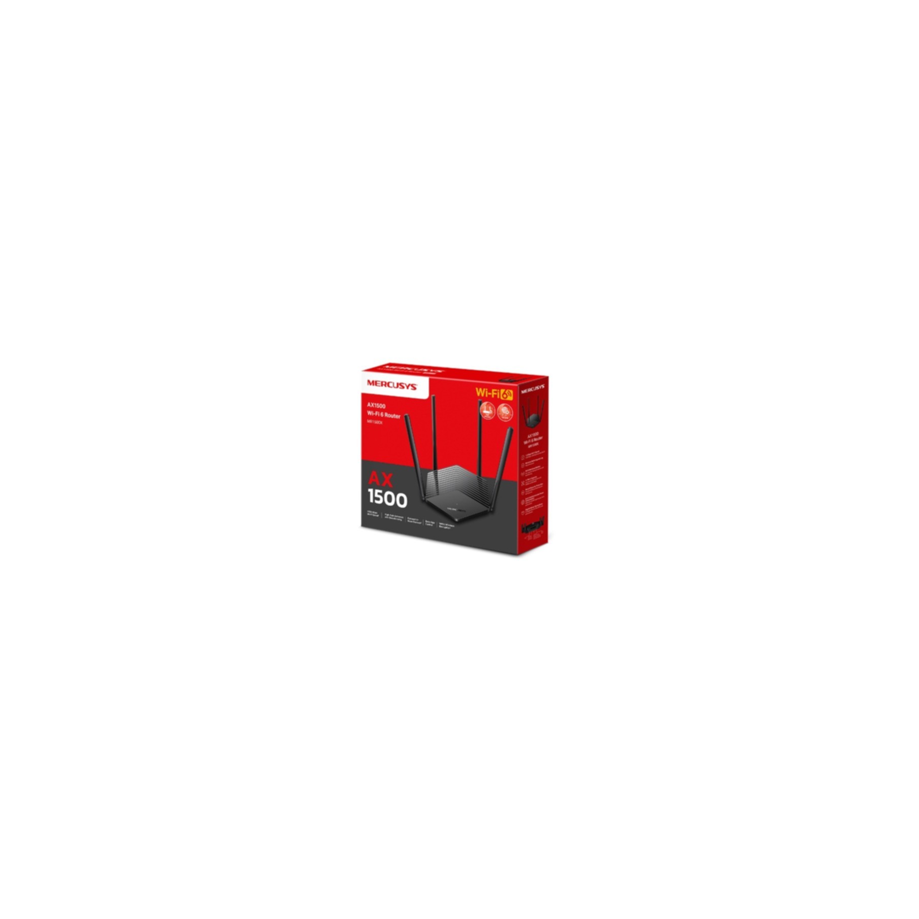 Mercusys Router MR1500X Wi-Fi 6 (Dual-Band 2,4 GHz/5 GHz) Mercusys Router MR1500X Wi-Fi 6 (Dual-Band 2,4 GHz/5 GHz)