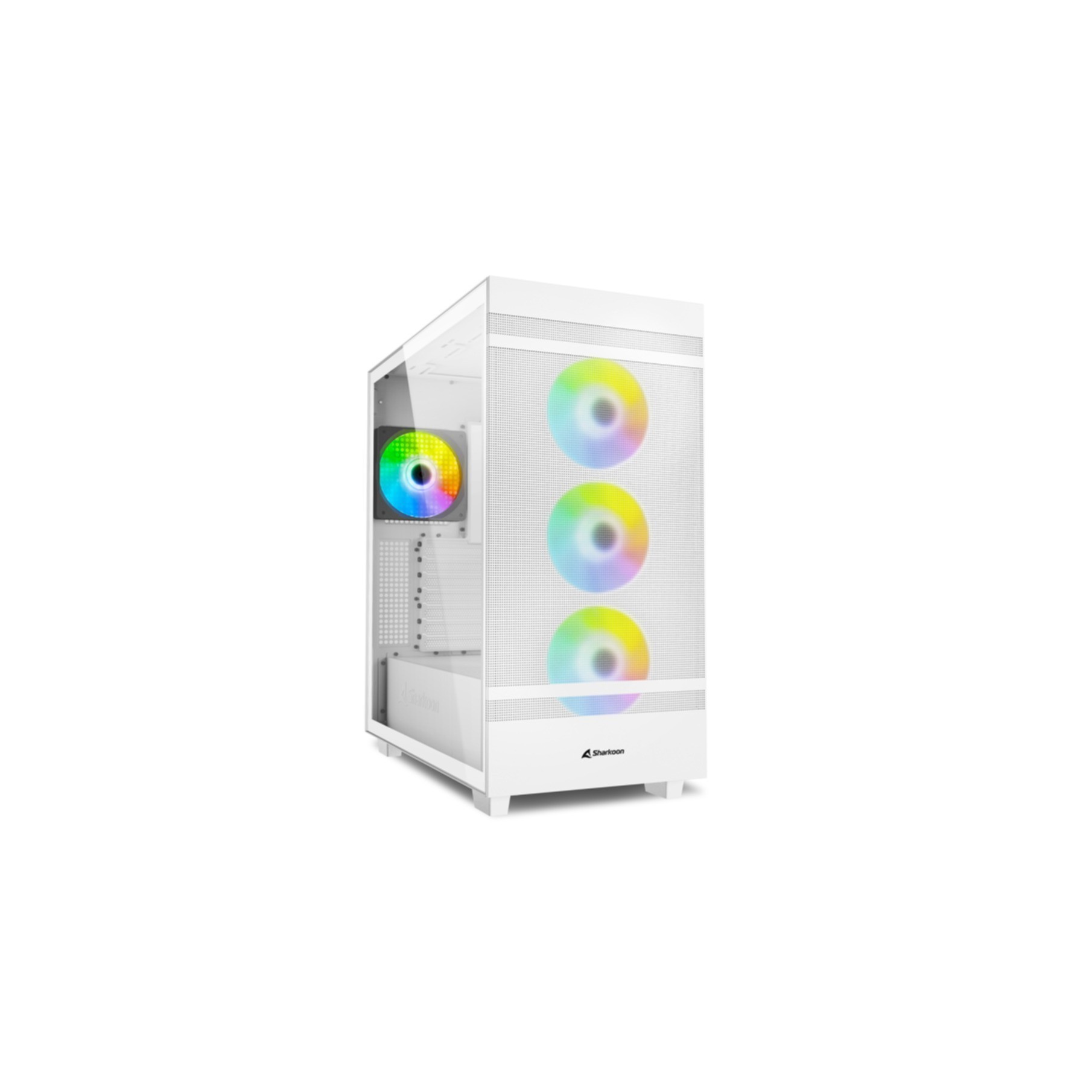 PC- Gehäuse Sharkoon Rebel C50 RGB white PC- Gehäuse Sharkoon Rebel C50 RGB white