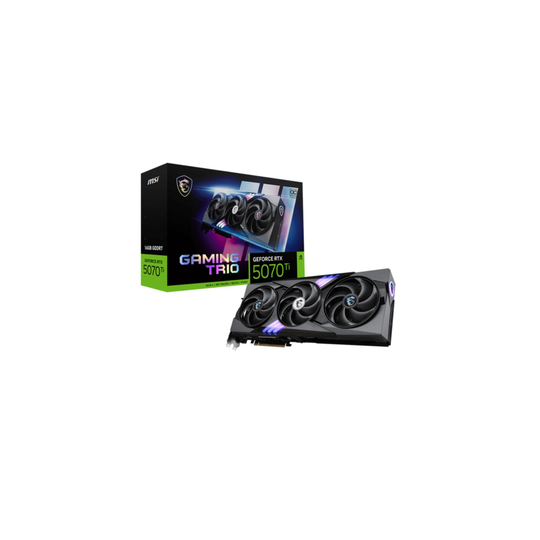 VGA MSI GeForce® RTX 5070 TI 16GB GAMING TRIO OC VGA MSI GeForce® RTX 5070 TI 16GB GAMING TRIO OC