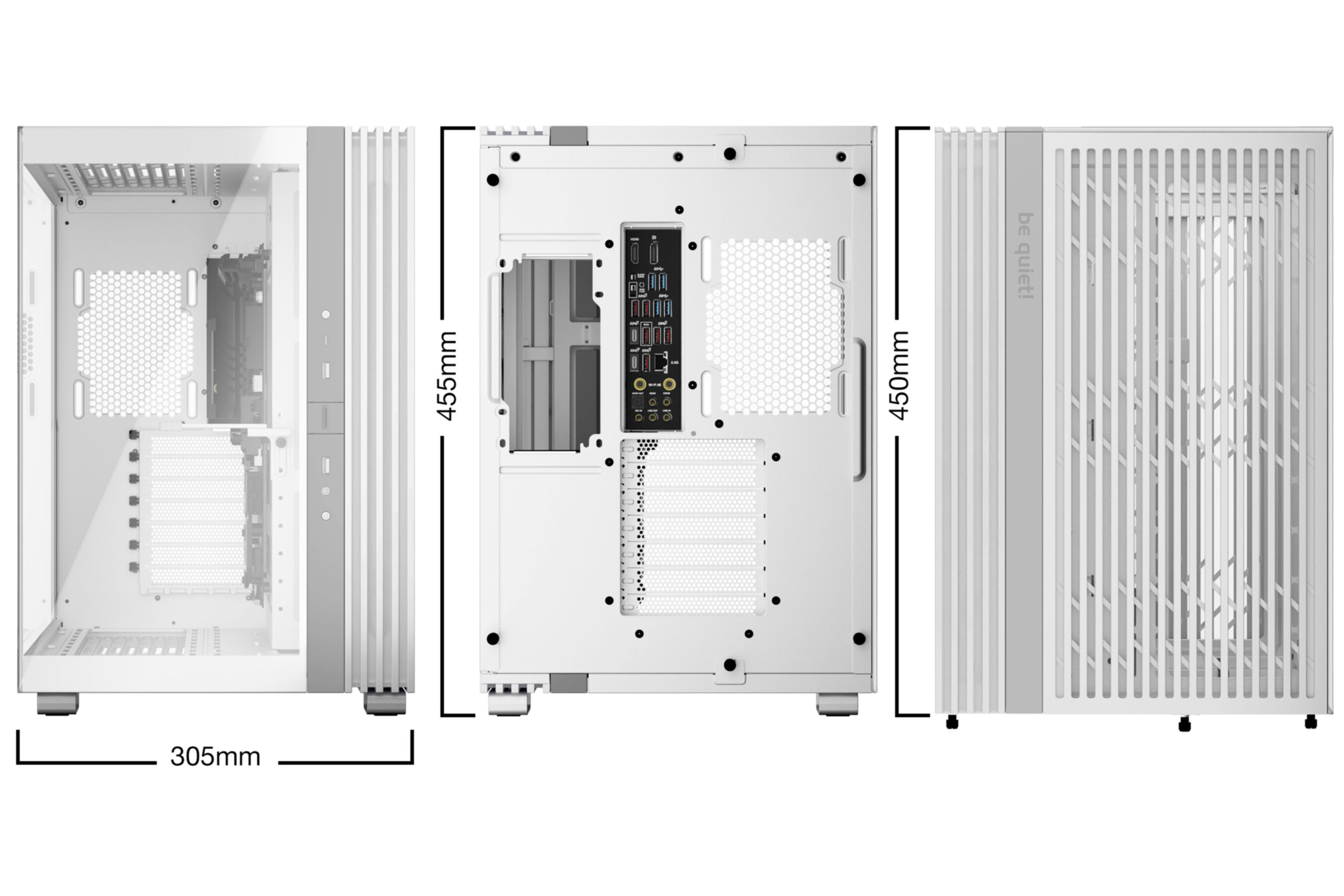 PC- Gehäuse BeQuiet Light Base 600 DX - White