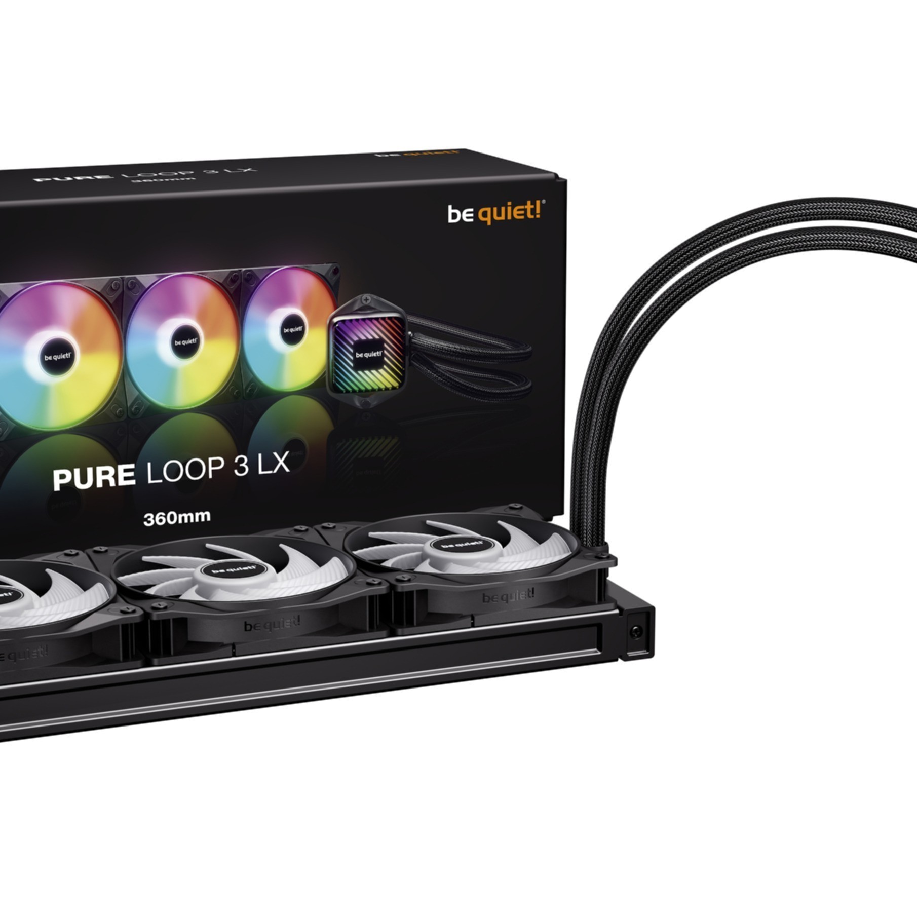 Cooler Be Quiet Pure Loop 3 LX 360mm AiO Wasserkühlung BW031EU Cooler Be Quiet Pure Loop 3 LX 360mm AiO Wasserkühlung BW031EU