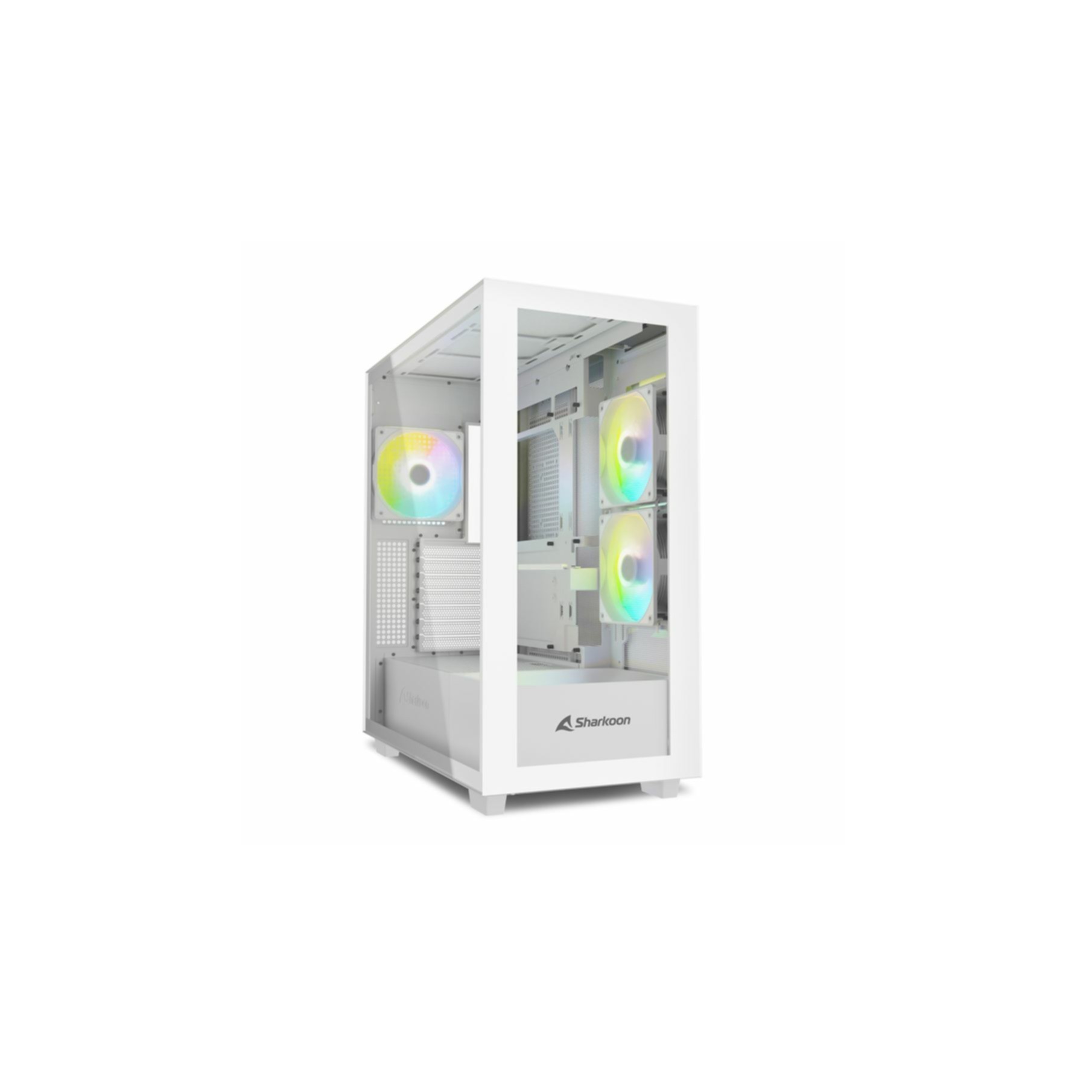 PC- Gehäuse Sharkoon Rebel C60 RGB White