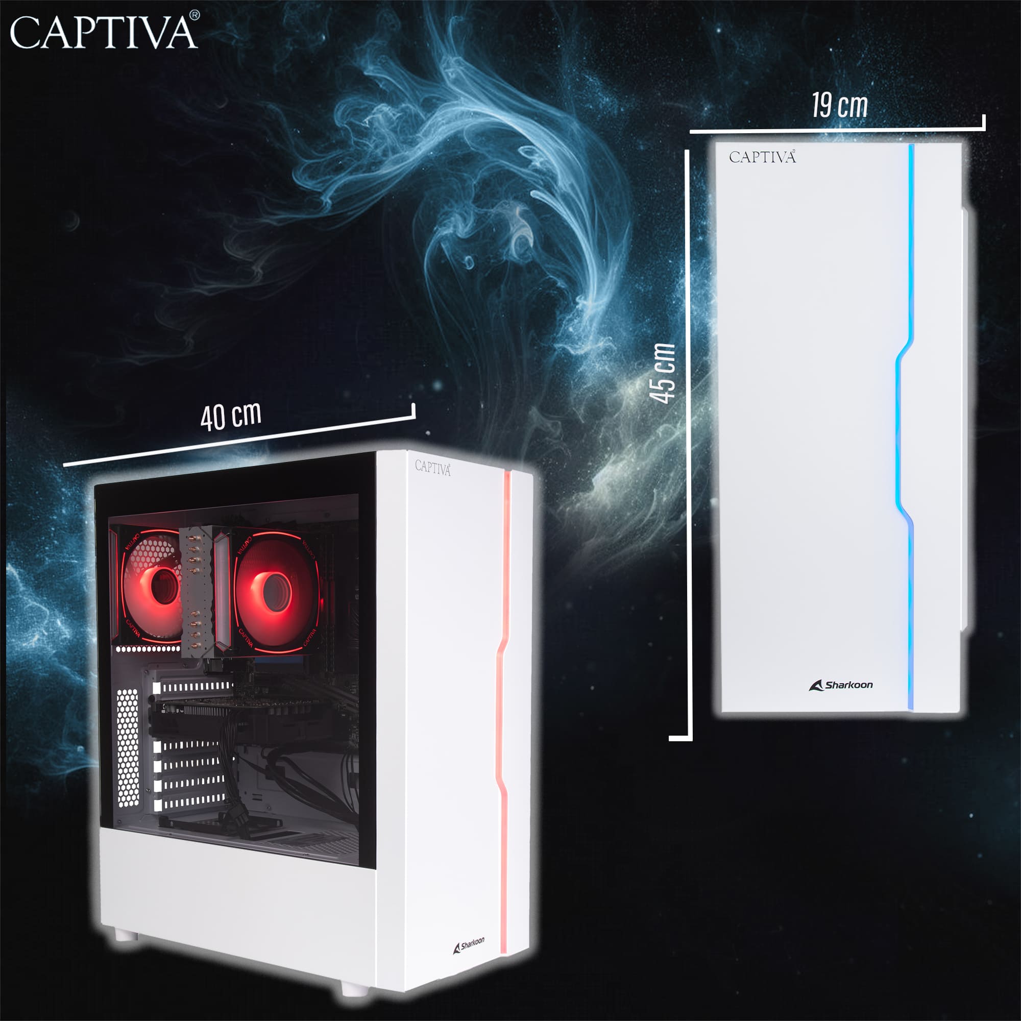 Captiva PC Power Starter R78-381 (Ryzen 7 5700G/SSD 1TB/32GB/WLAN/w/o OS)