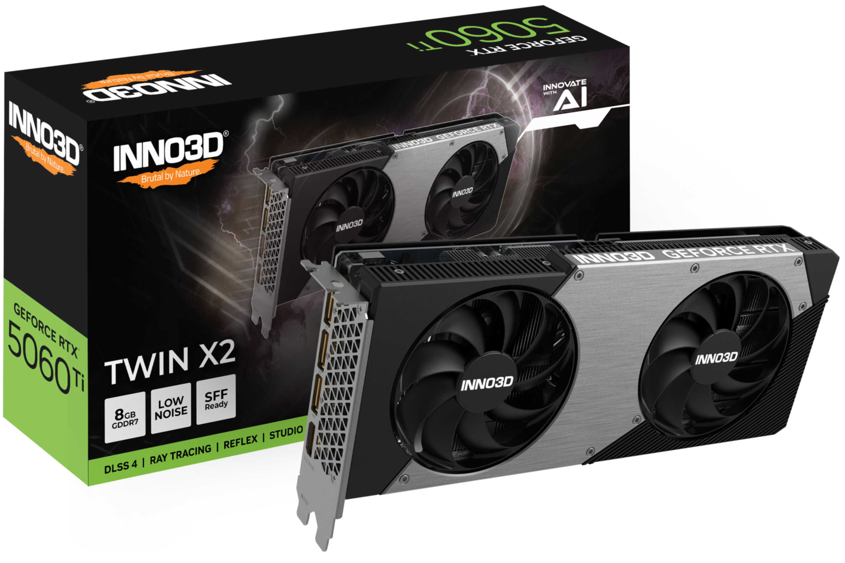 VGA Inno3D GeForce® RTX 5060 TI 8GB Twin X2 VGA Inno3D GeForce® RTX 5060 TI 8GB Twin X2
