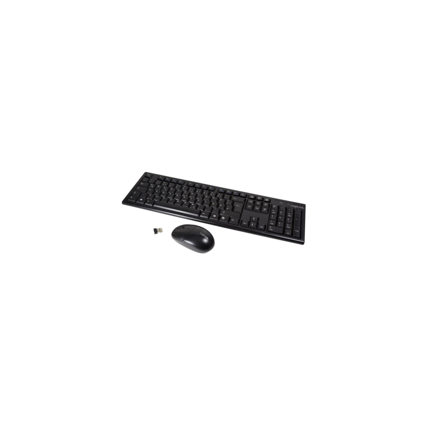 Keyboard & Mouse LogiLink Wireless black (ID0104)