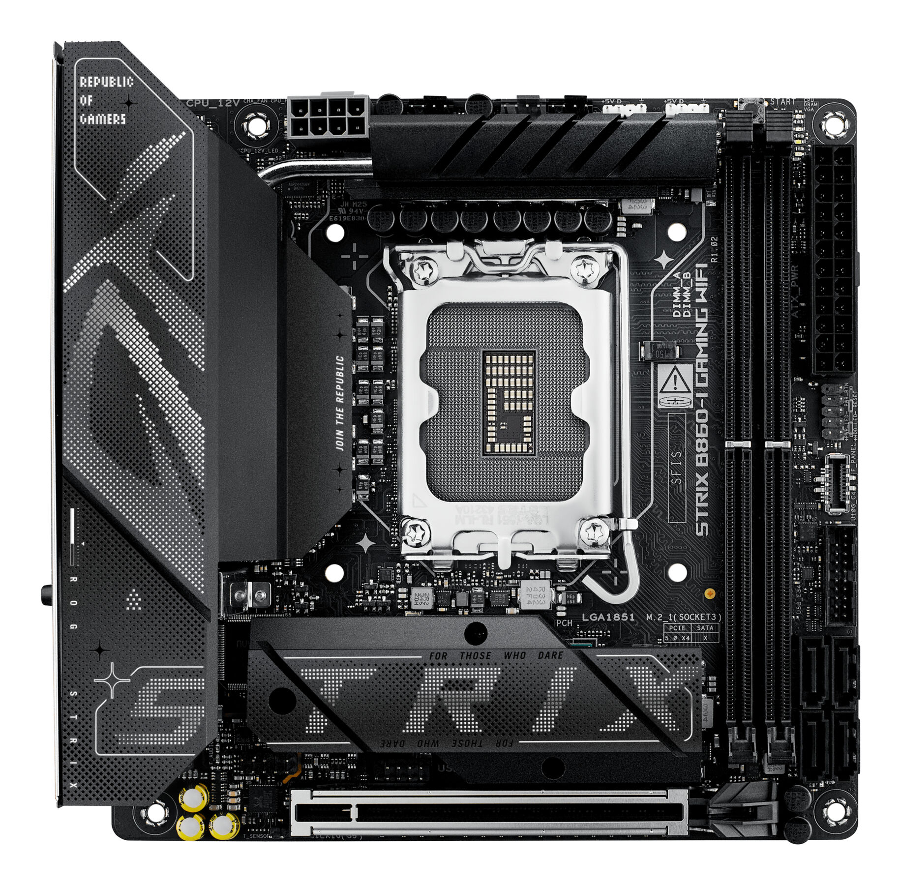 ASUS ROG STRIX B860-I GAMING WIFI (1851) (D) ASUS ROG STRIX B860-I GAMING WIFI (1851) (D)