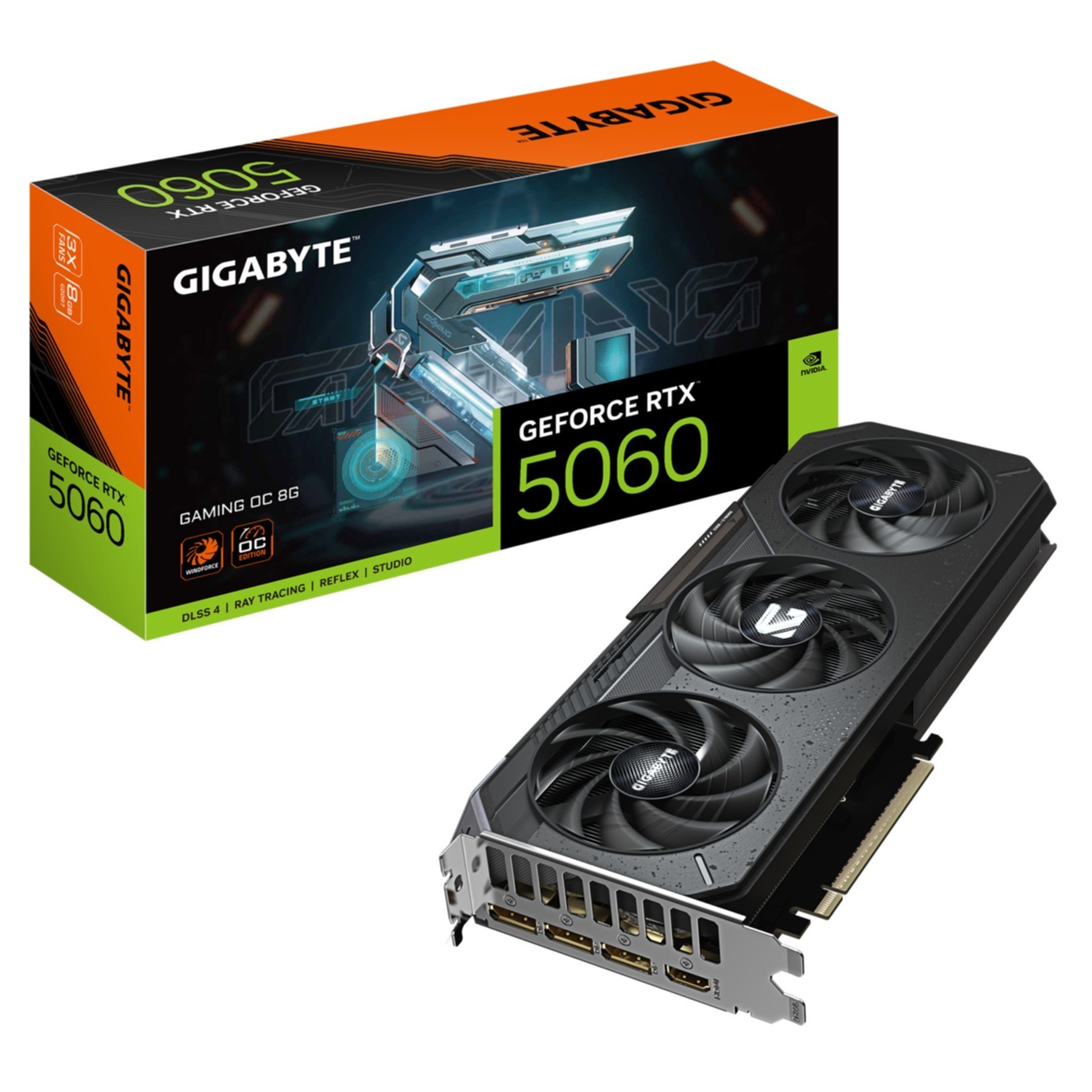 VGA Gigabyte GeForce® RTX 5060 8GB Gaming OC VGA Gigabyte GeForce® RTX 5060 8GB Gaming OC