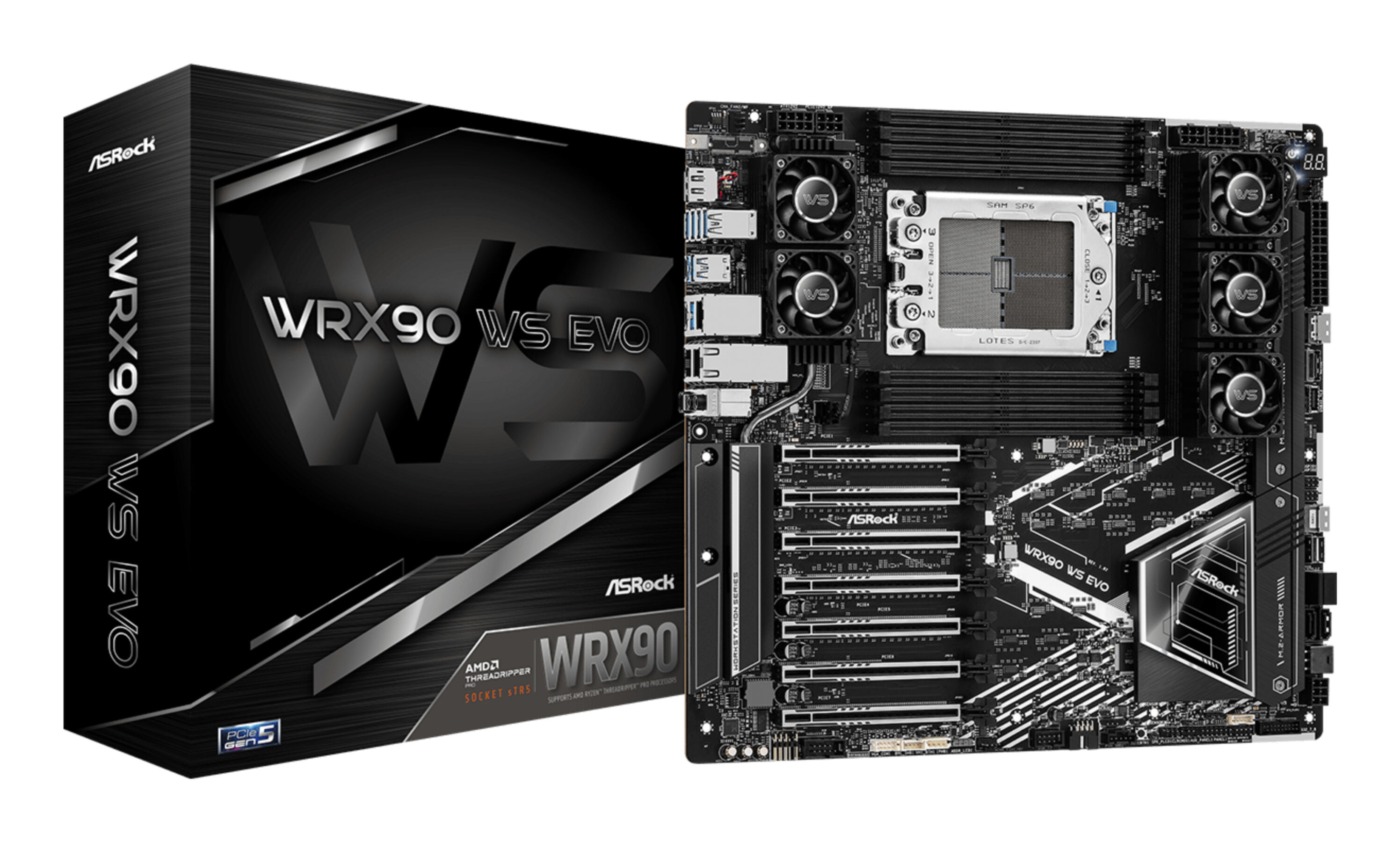 ASROCK WRX90 WS EVO (WRX90) (D) ASROCK WRX90 WS EVO (WRX90) (D)