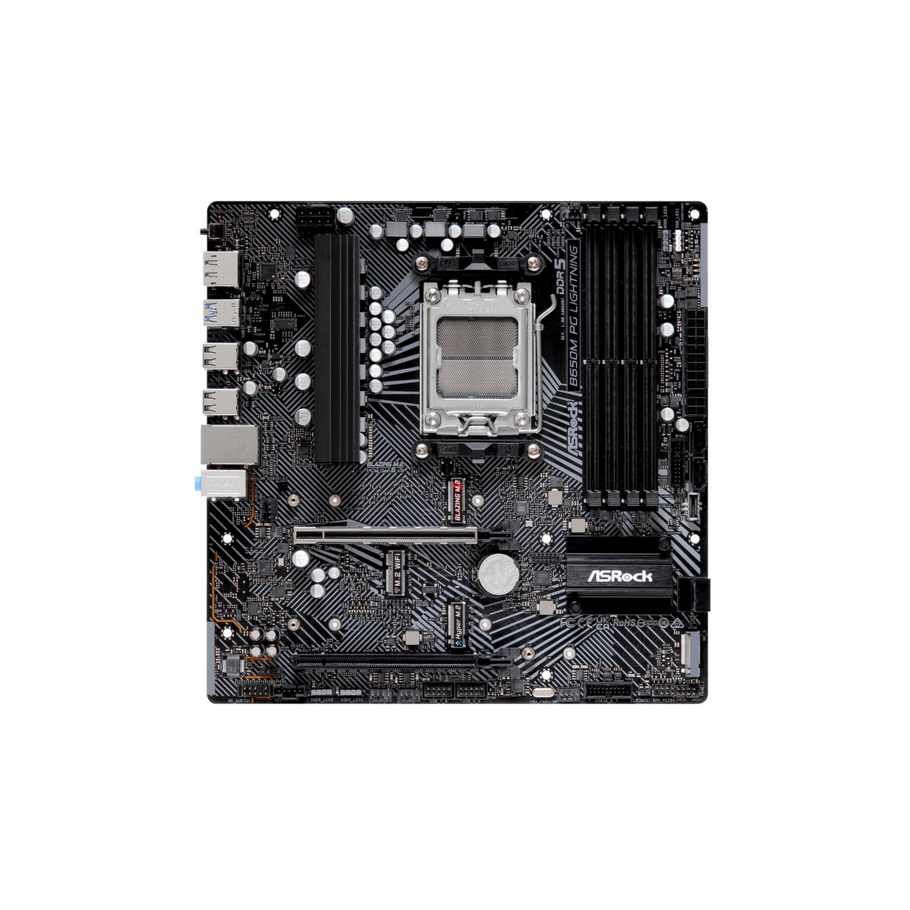 ASROCK B650M Phantom Gaming Lightning (AM5) (D) ASROCK B650M Phantom Gaming Lightning (AM5) (D)