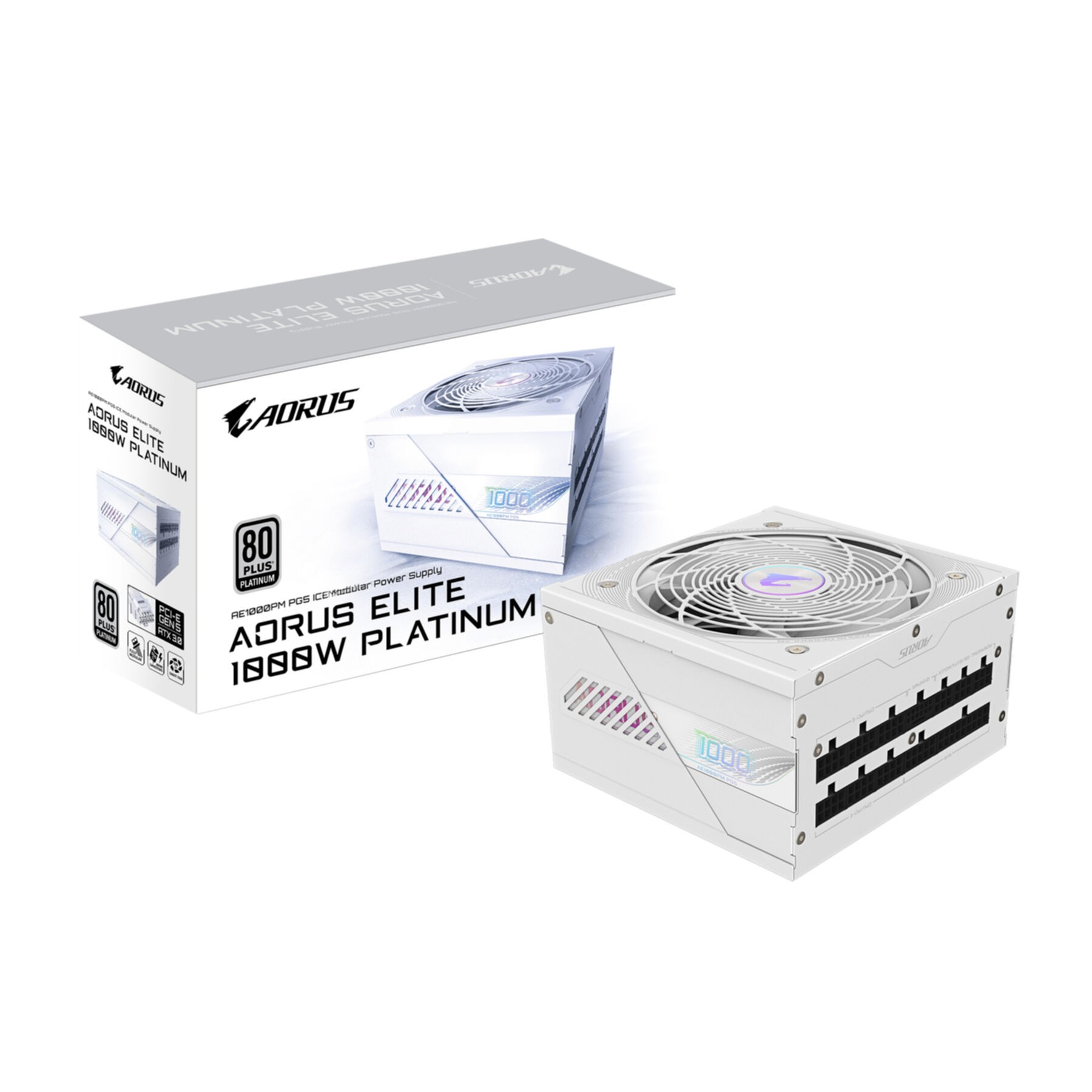 PC- Netzteil Gigabyte AORUS ELITE P1000W - 1000W Platinum White PC- Netzteil Gigabyte AORUS ELITE P1000W - 1000W Platinum White