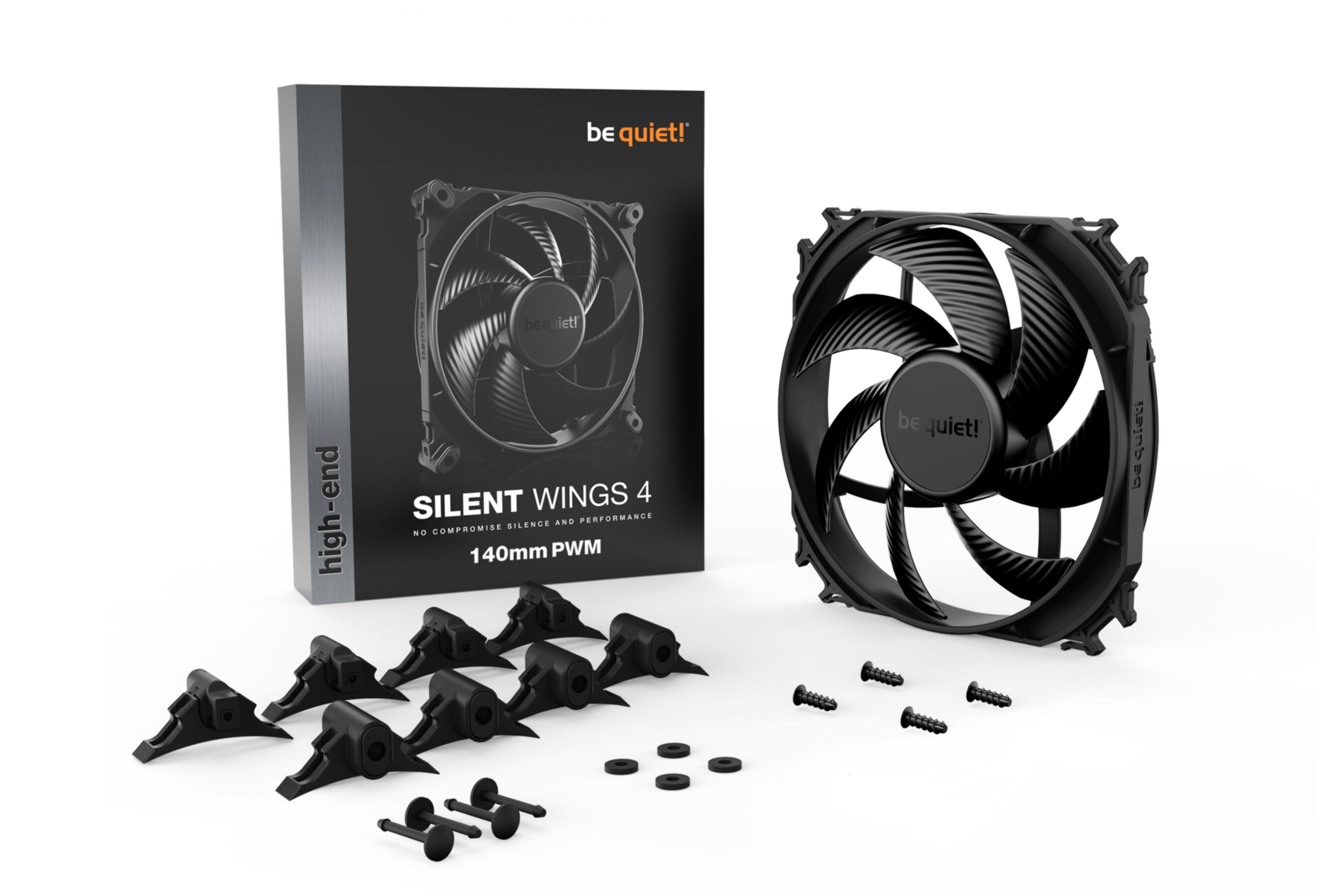 PC- Gehäuselüfter Be Quiet SilentWings 4 140mm PWM PC- Gehäuselüfter Be Quiet SilentWings 4 140mm PWM
