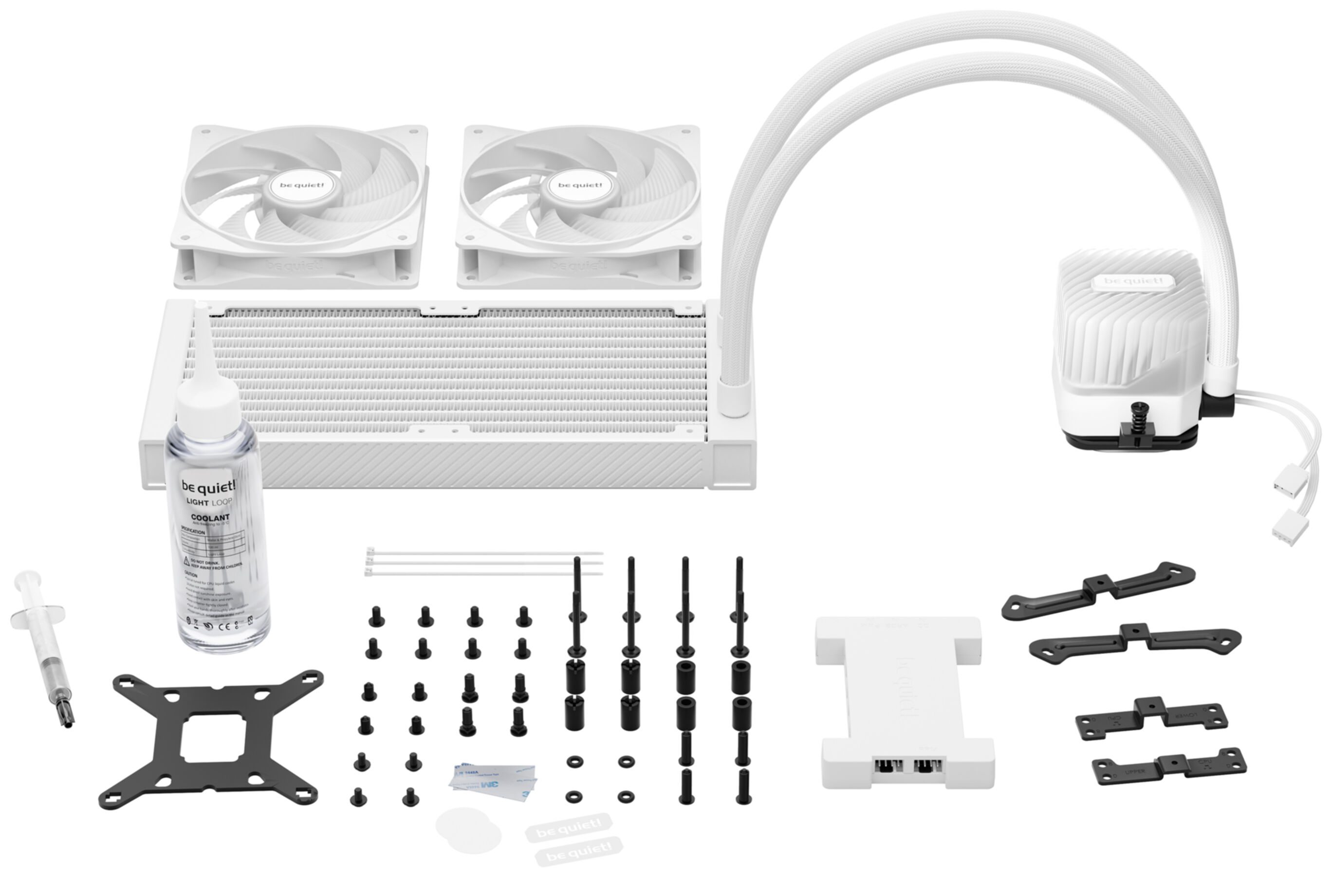 Cooler Be Quiet! Light Loop - Prozessor - Wasserkühlung - 240mm White (BW021) Cooler Be Quiet! Light Loop - Prozessor - Wasserkühlung - 240mm White (BW021)