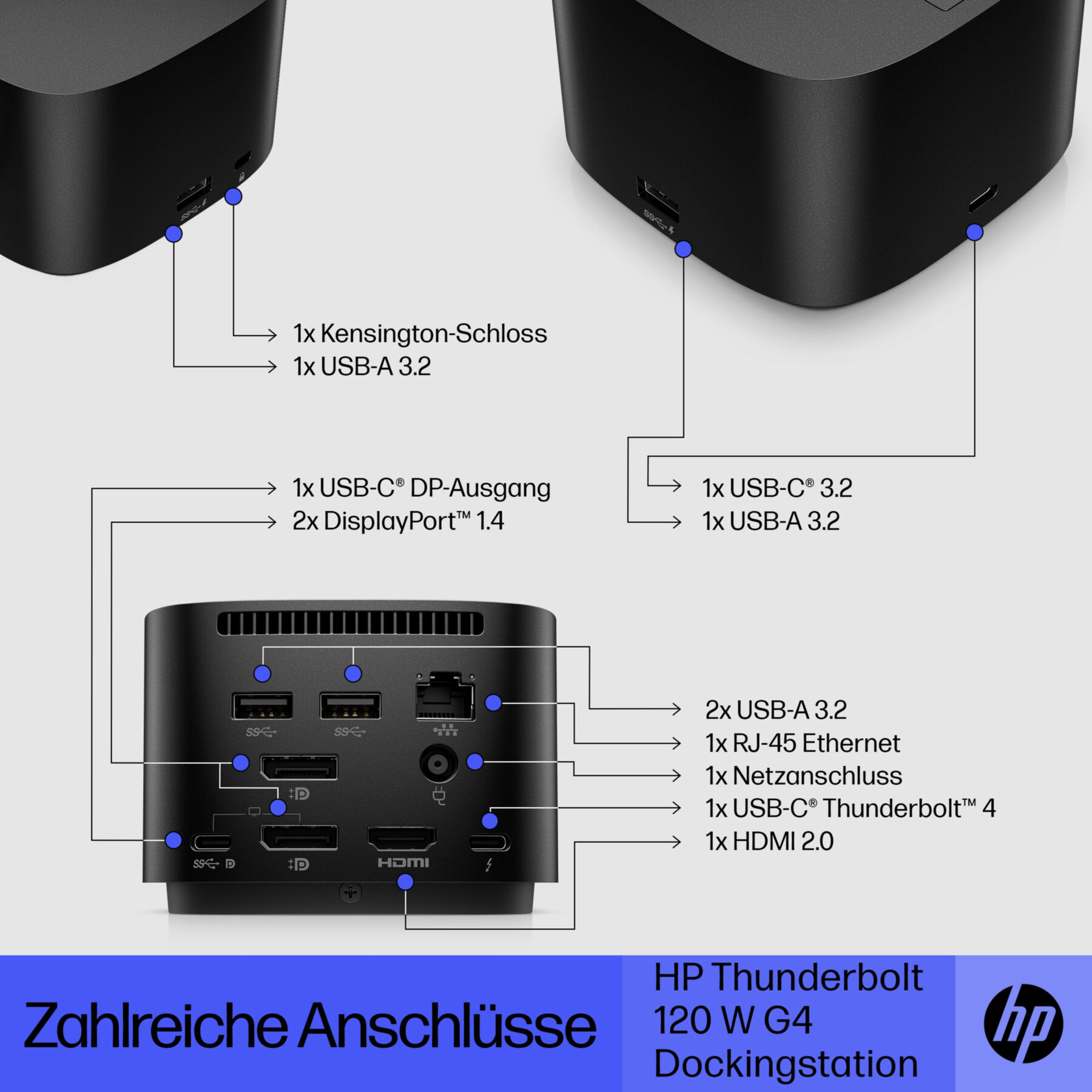HP Thunderbolt Dock G4 Docking Station 4J0A2AA#ABB HP Thunderbolt Dock G4 Docking Station 4J0A2AA#ABB