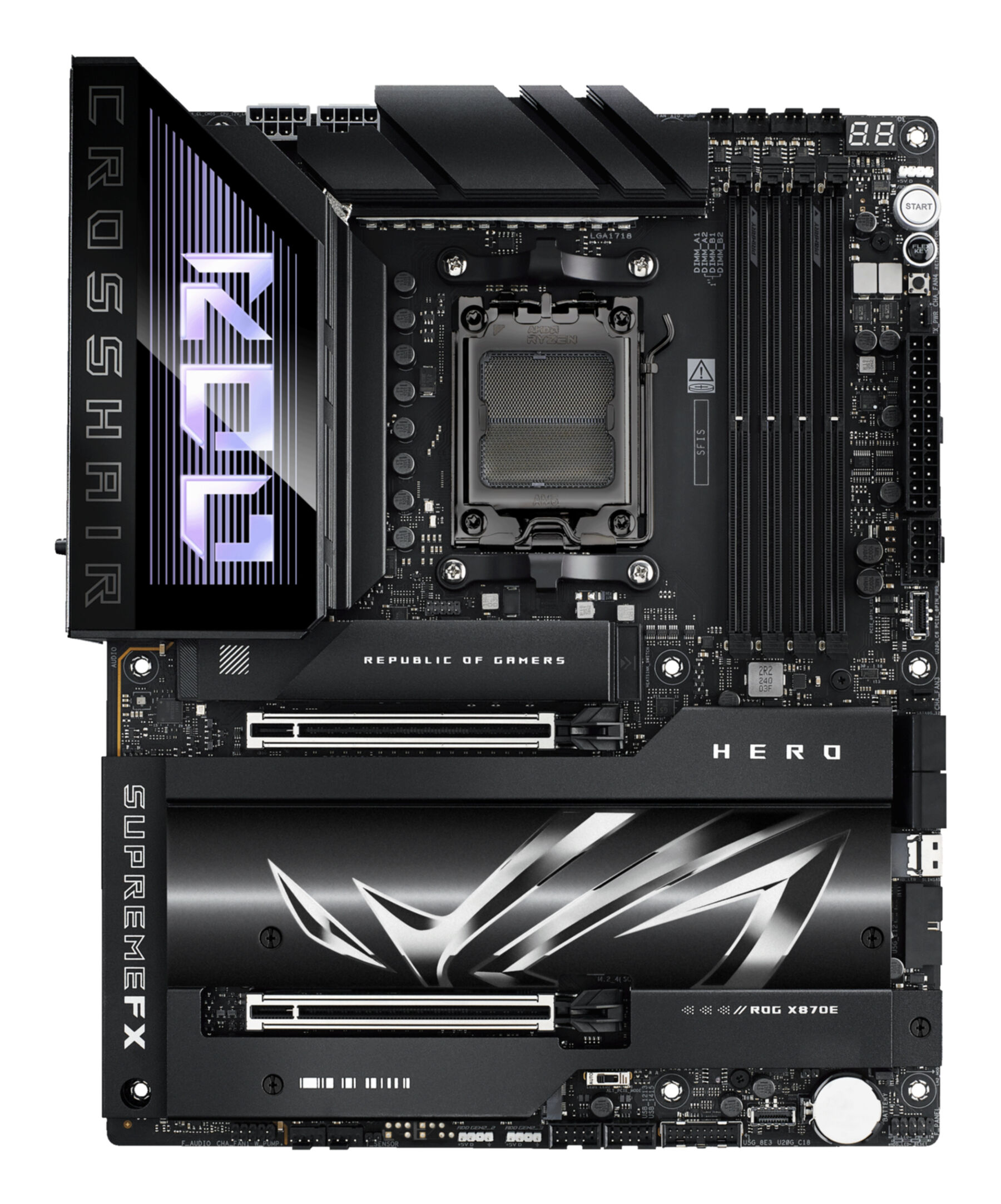 ASUS ROG CROSSHAIR X870E HERO (AM5) (D) ASUS ROG CROSSHAIR X870E HERO (AM5) (D)