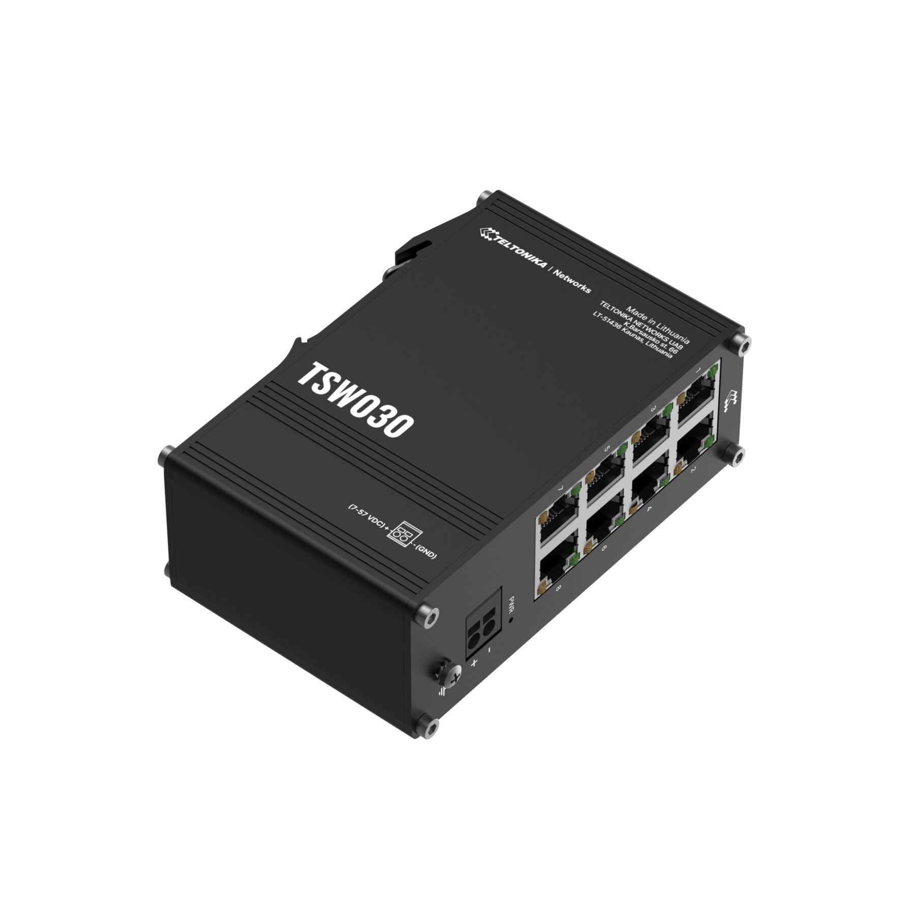 Teltonika TSW030 Unmanaged Ethernet-Switch 8x100 Mbps Teltonika TSW030 Unmanaged Ethernet-Switch 8x100 Mbps
