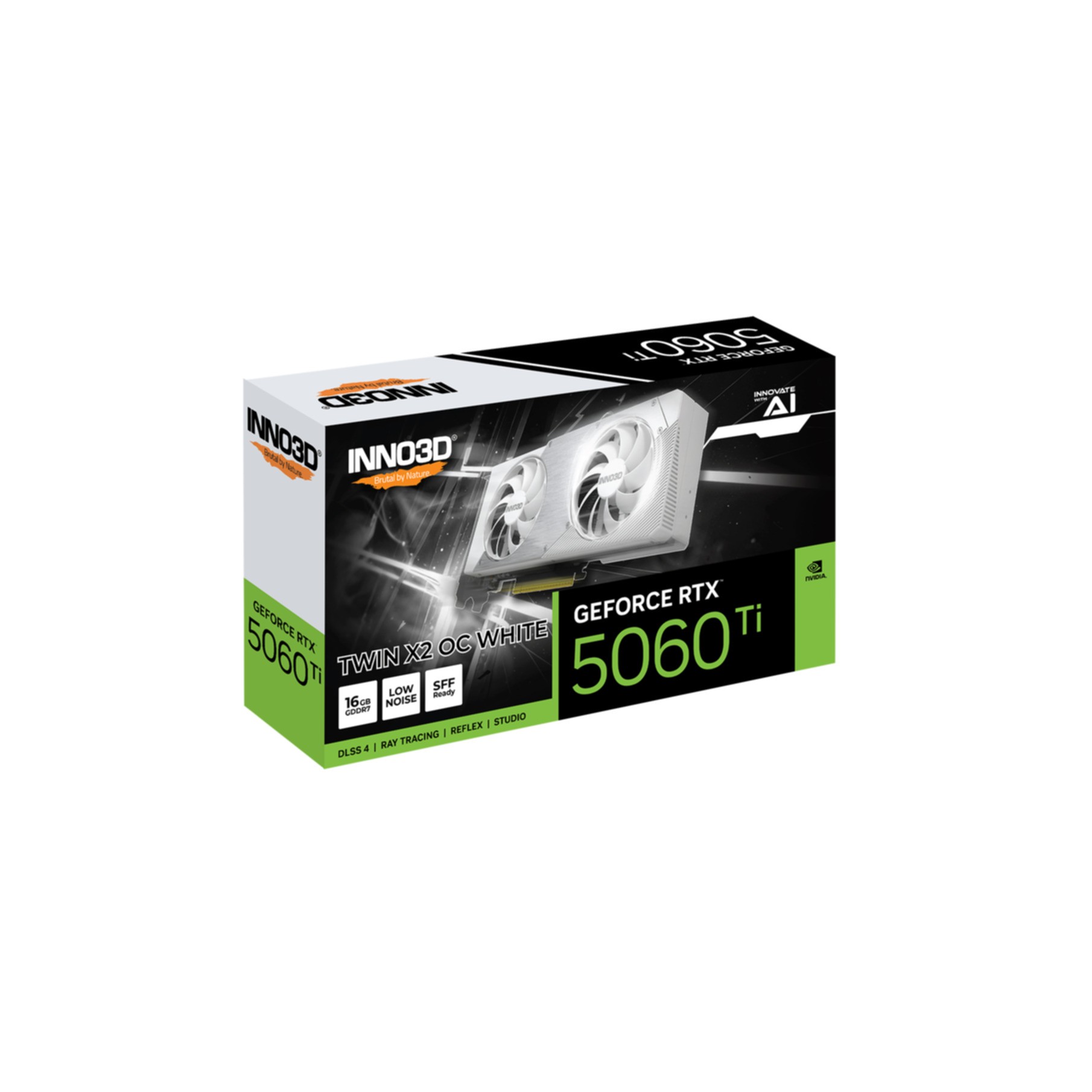 VGA Inno3D GeForce® RTX 5060 TI 16GB Twin X2 OC White VGA Inno3D GeForce® RTX 5060 TI 16GB Twin X2 OC White