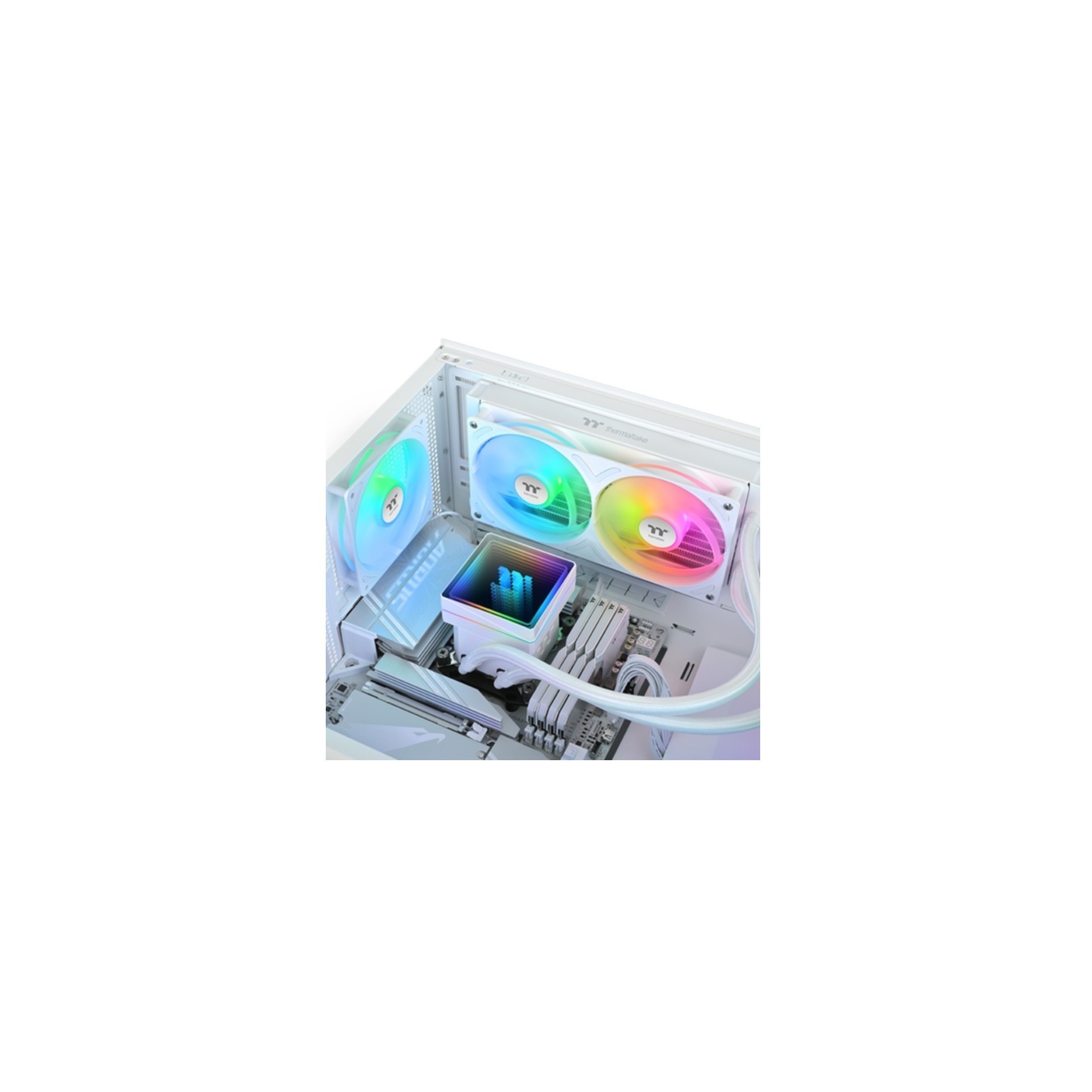 Cooler Thermaltake TH240 V3 ARGB Sync Snow Edition AIO Wasserkühlung CL-W467-PL12SW-A