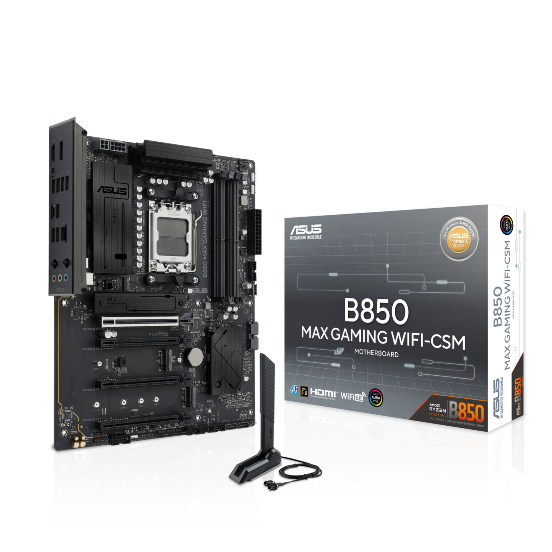 ASUS B850 MAX GAMING WIFI (AM5) (D) ASUS B850 MAX GAMING WIFI (AM5) (D)