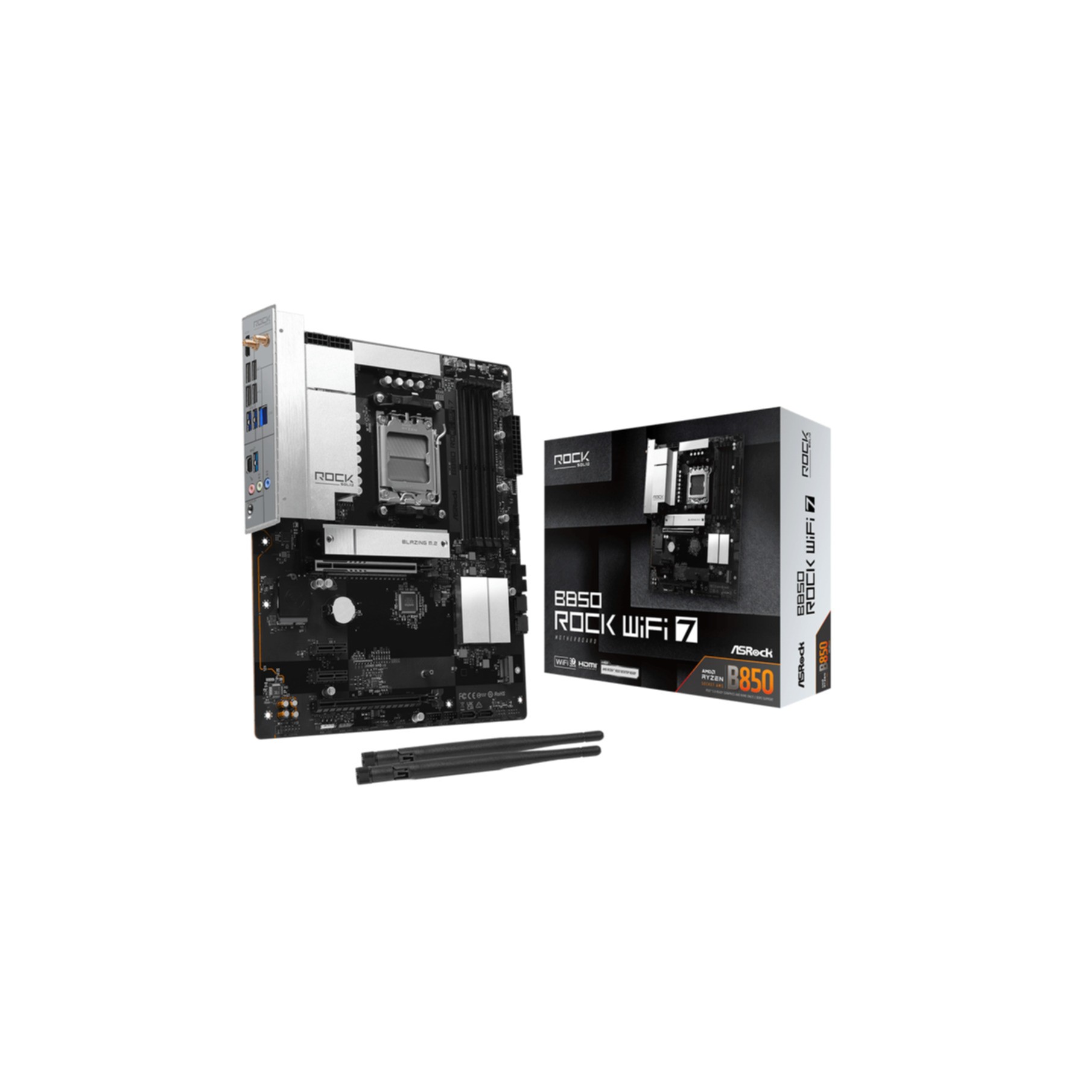 ASROCK B850 Rock WIFI 7 (AM5) (D) ASROCK B850 Rock WIFI 7 (AM5) (D)