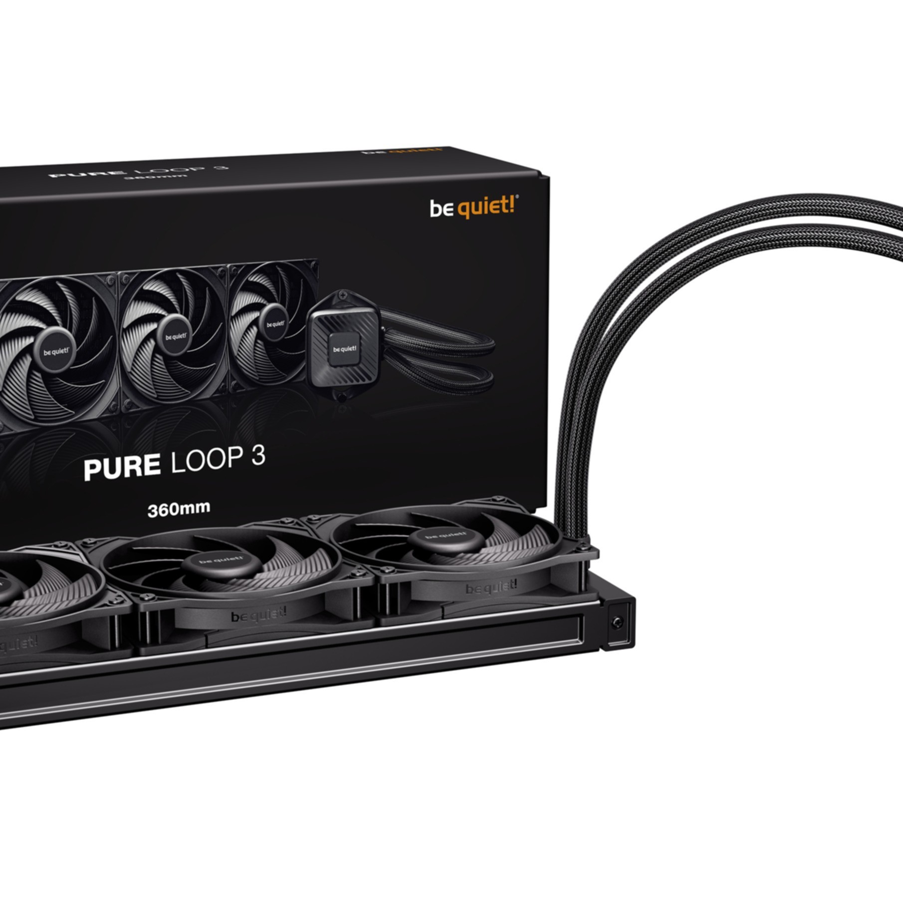 Cooler Be Quiet Pure Loop 3 360mm AiO Wasserkühlung BW029EU Cooler Be Quiet Pure Loop 3 360mm AiO Wasserkühlung BW029EU