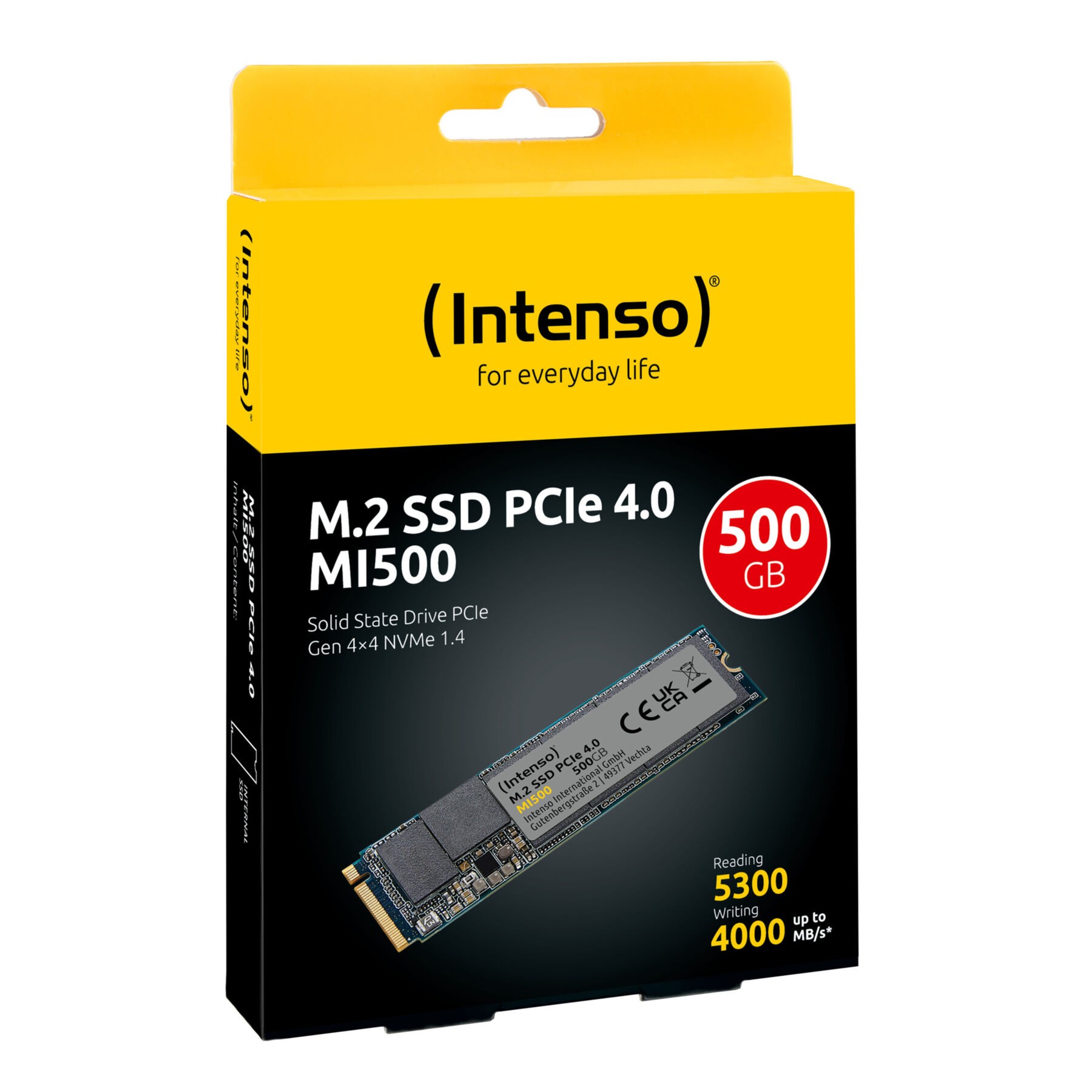SSD Intenso 500GB MI500 M.2 2280 PCIe Gen.4 x4 NVME 1.4 3836450
