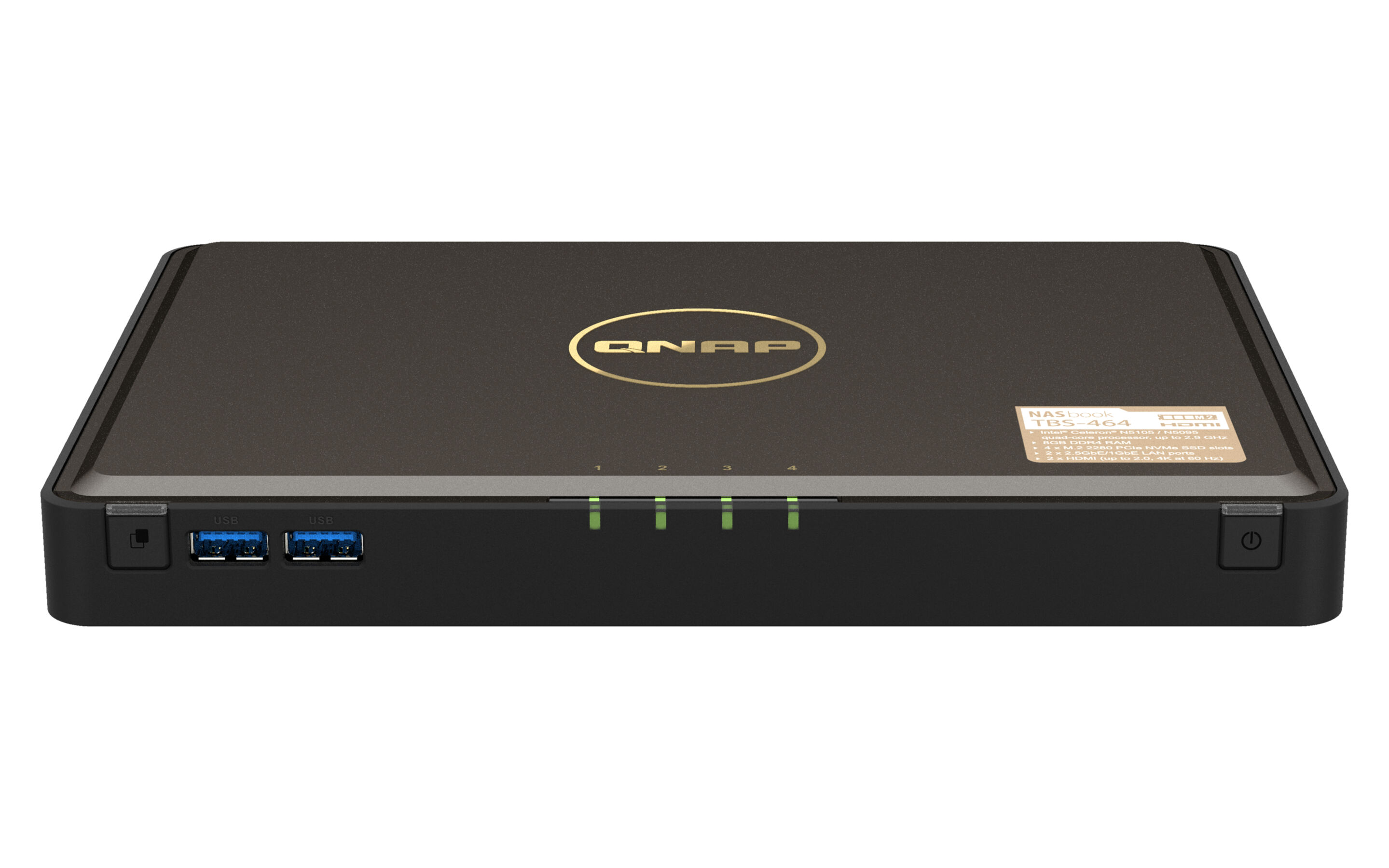 NAS Server QNAP TBS-464-8G 4-Bay NASbook NAS Server QNAP TBS-464-8G 4-Bay NASbook