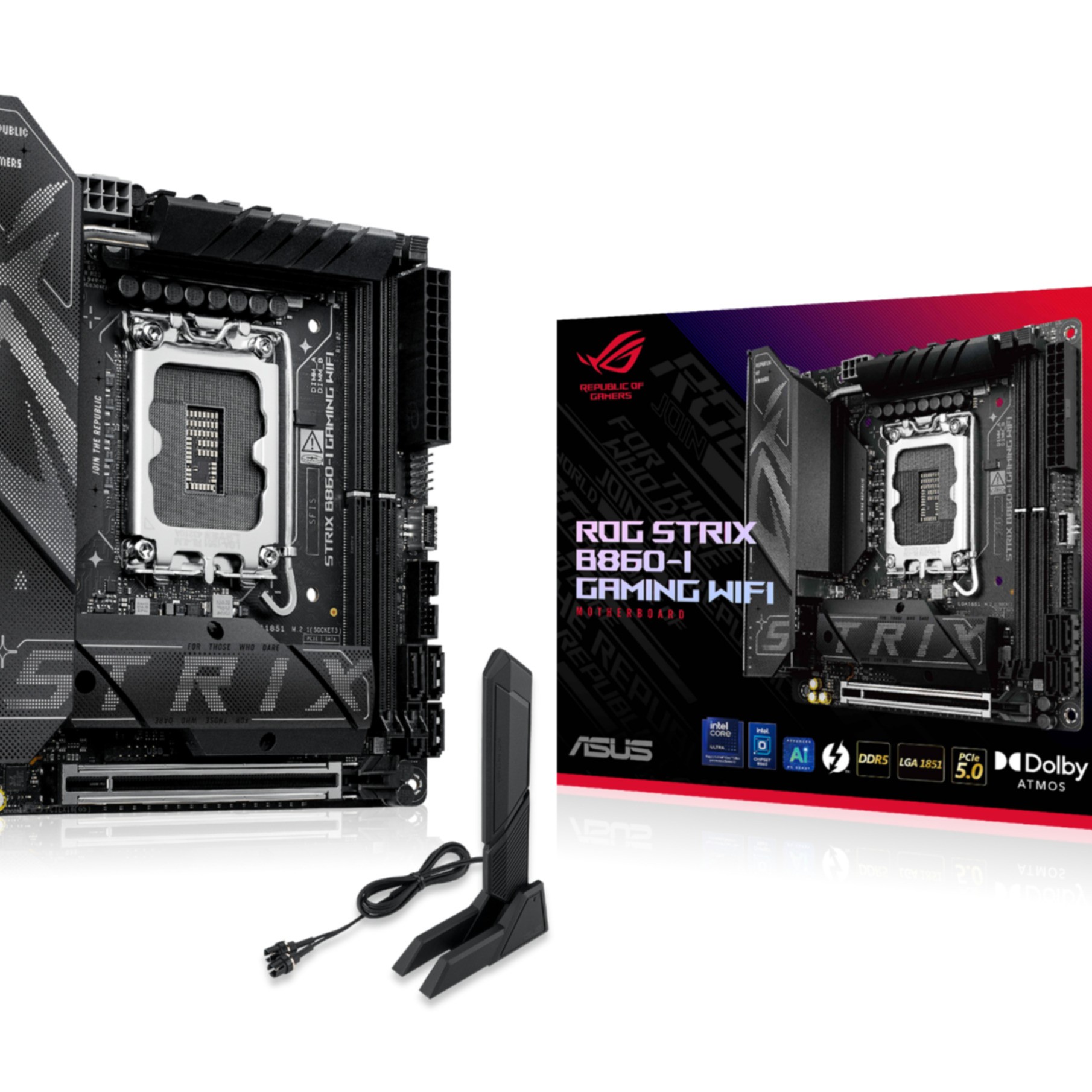 ASUS ROG STRIX B860-I GAMING WIFI (1851) (D) ASUS ROG STRIX B860-I GAMING WIFI (1851) (D)