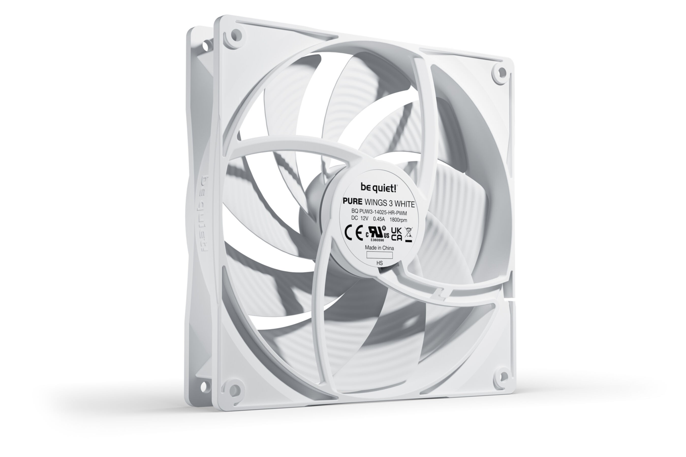 PC- Gehäuselüfter Be Quiet Pure Wings 3 high-speed PWM 140mm white BL113 PC- Gehäuselüfter Be Quiet Pure Wings 3 high-speed PWM 140mm white BL113