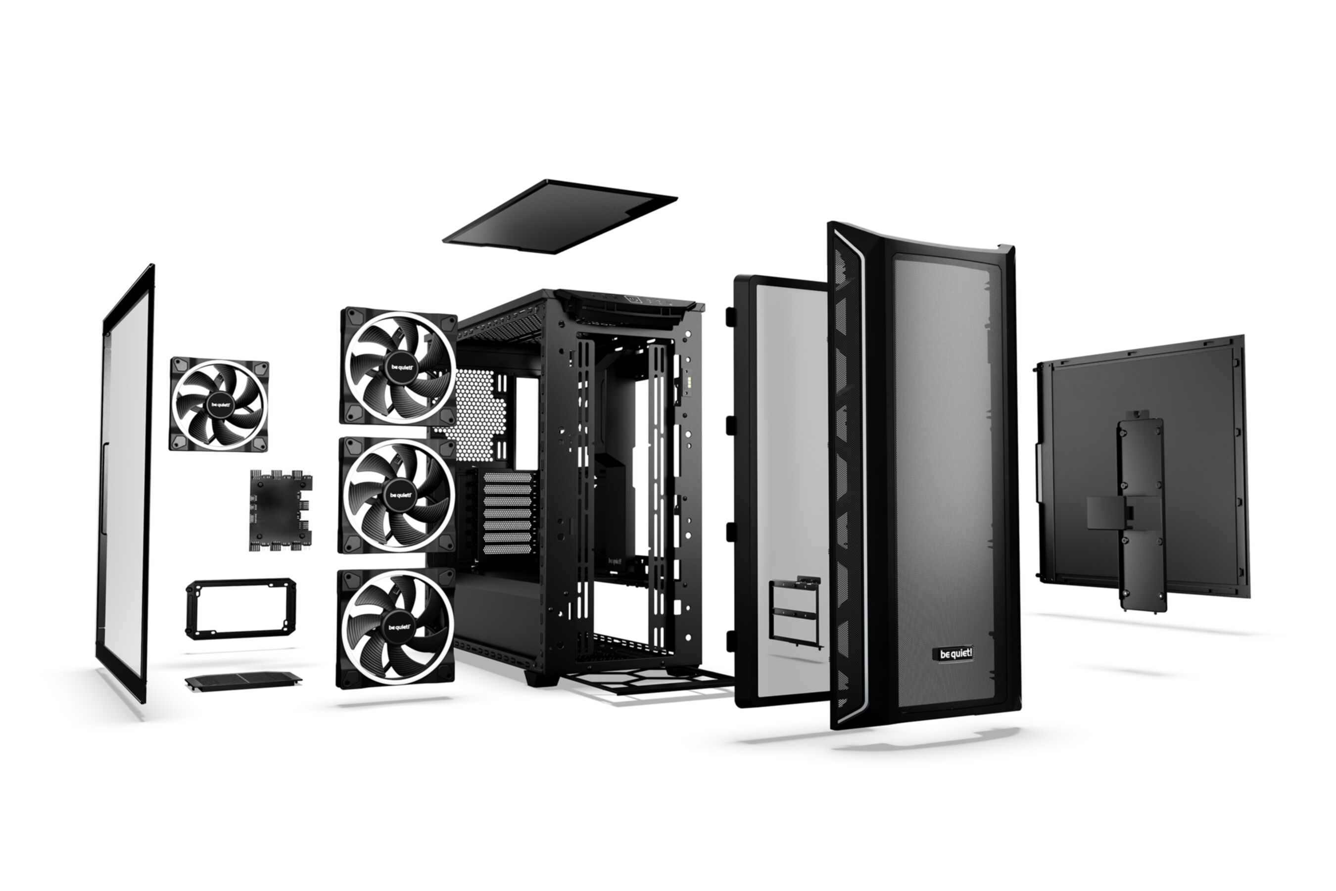 PC- Gehäuse BeQuiet Shadow Base 800 FX - schwarz PC- Gehäuse BeQuiet Shadow Base 800 FX - schwarz