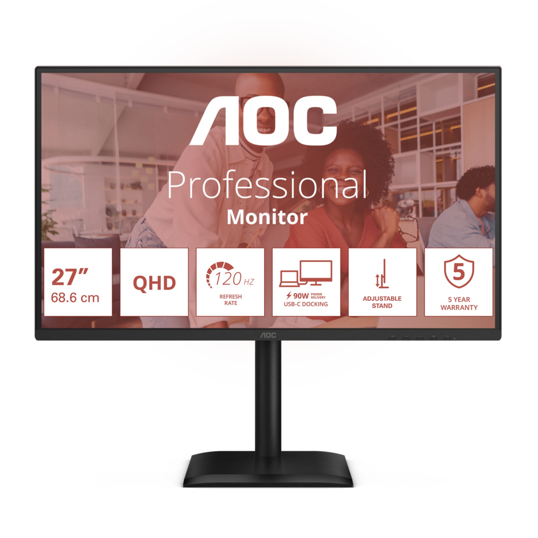 TFT AOC Q27E4CV 68.6 cm (27")HDMI,DisplayPort,USB-C,SP